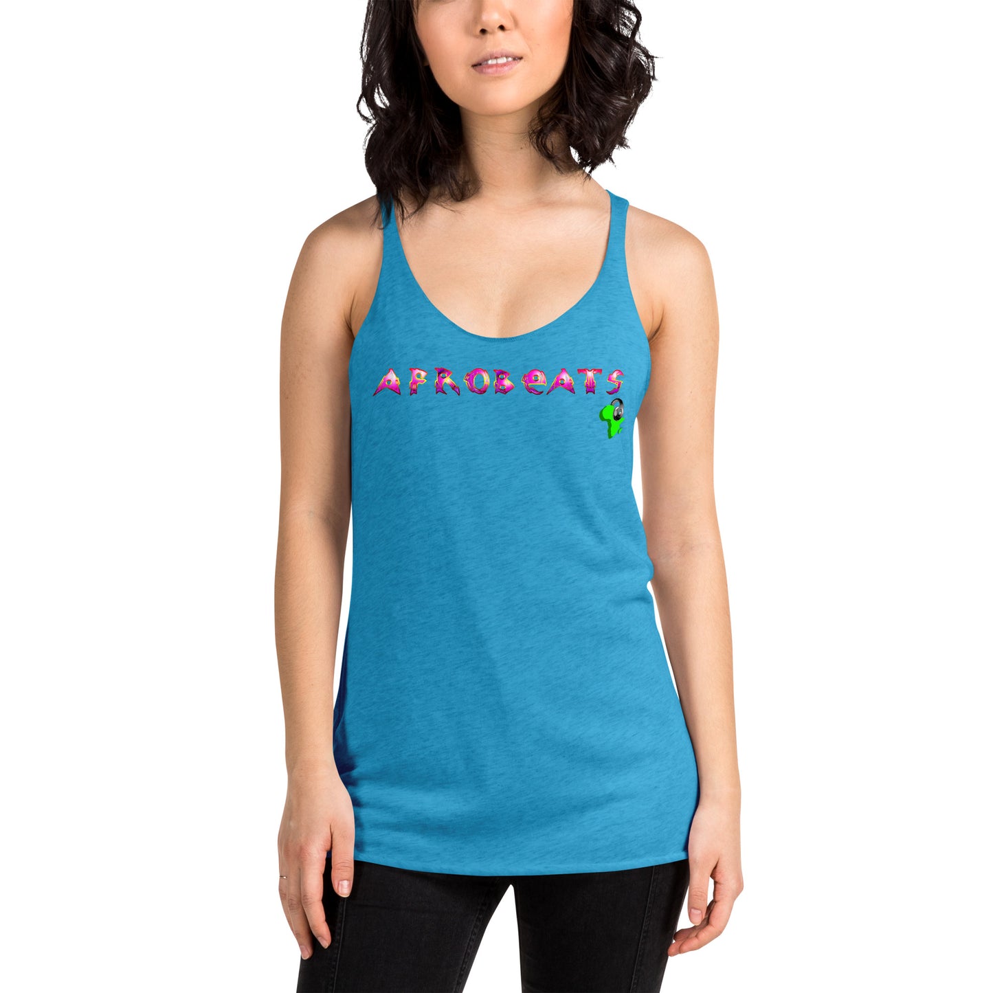 Women's "Pink Gem" Afrobeats Tank Top