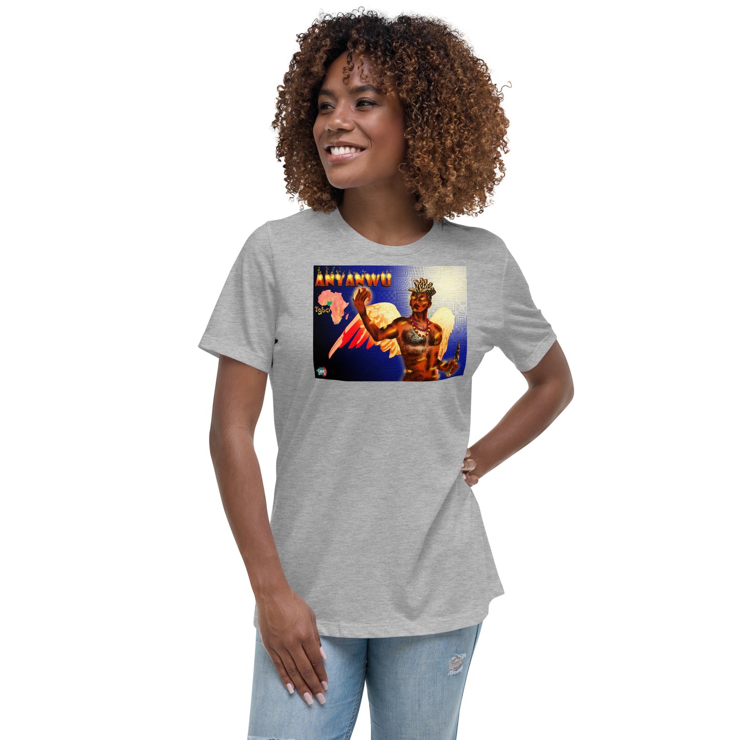 Women's Afrikkan Pantheon Anyanwu t-shirt - 9ja Pop Art Custom T-Shirt/Wearable Art Store