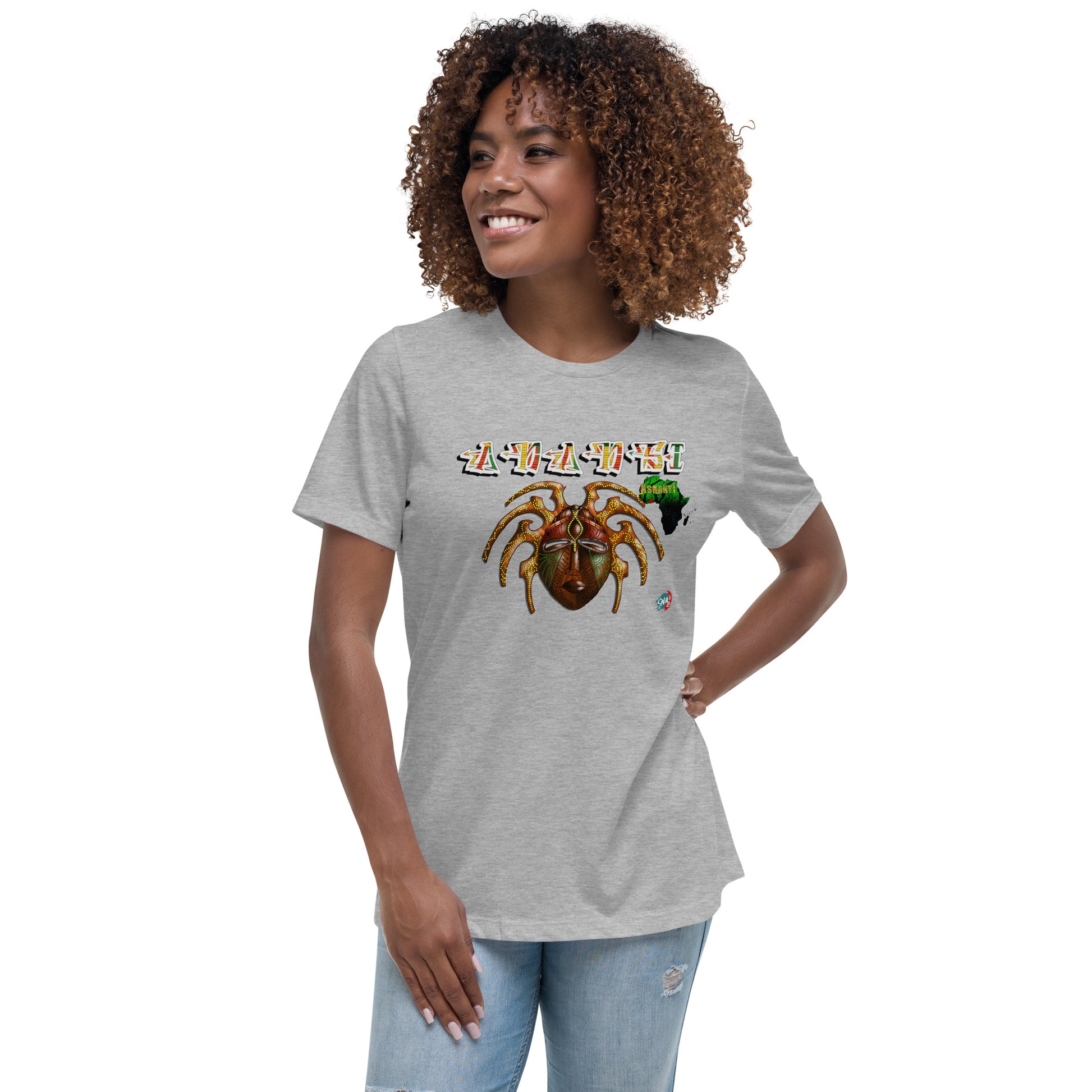 Women's Afrikkan Pantheon Anansi t-shirt - 9ja Pop Art Custom T-Shirt/Wearable Art Store