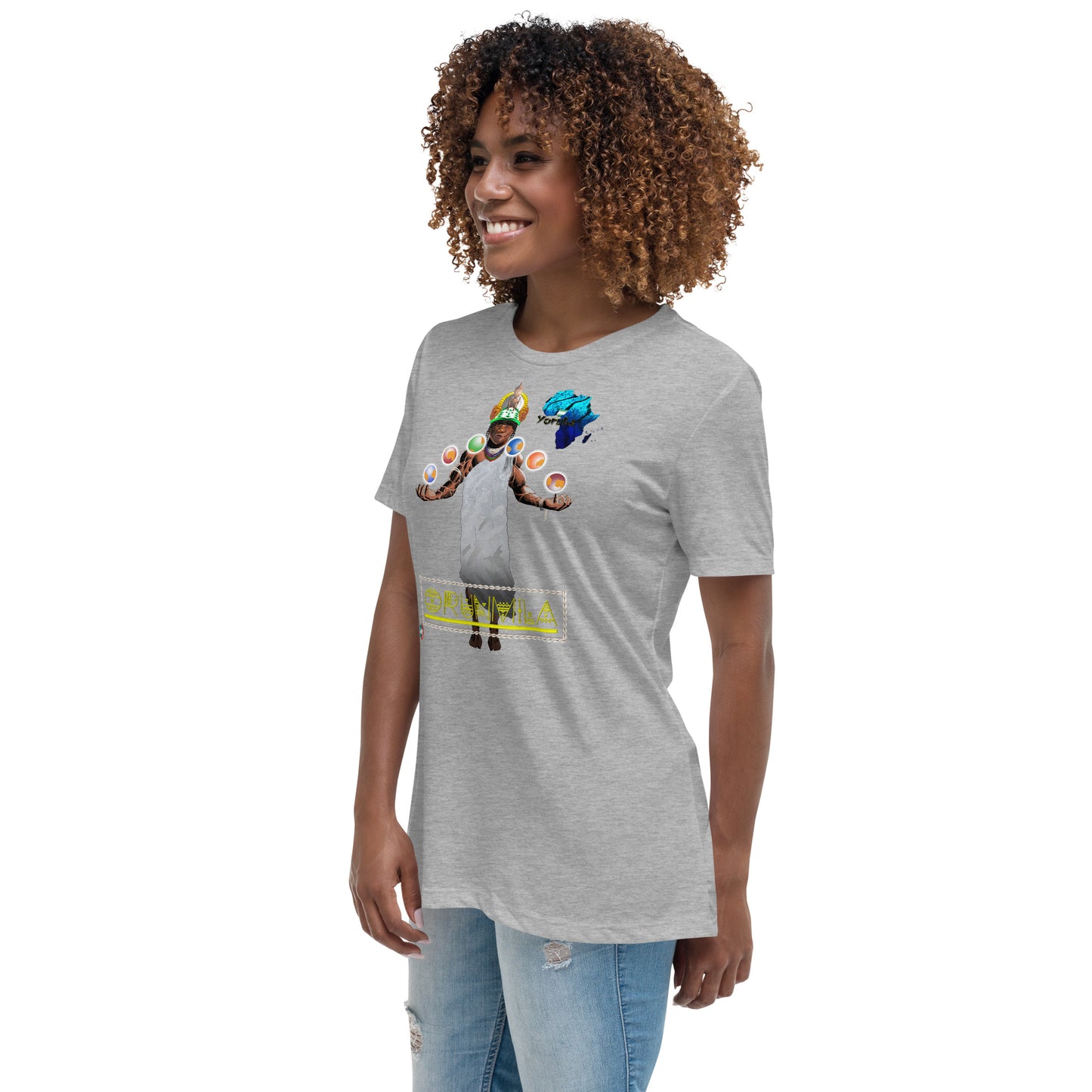 Women's Afrikkan Pantheon (African Gods) Orunmila graphic t-shirt