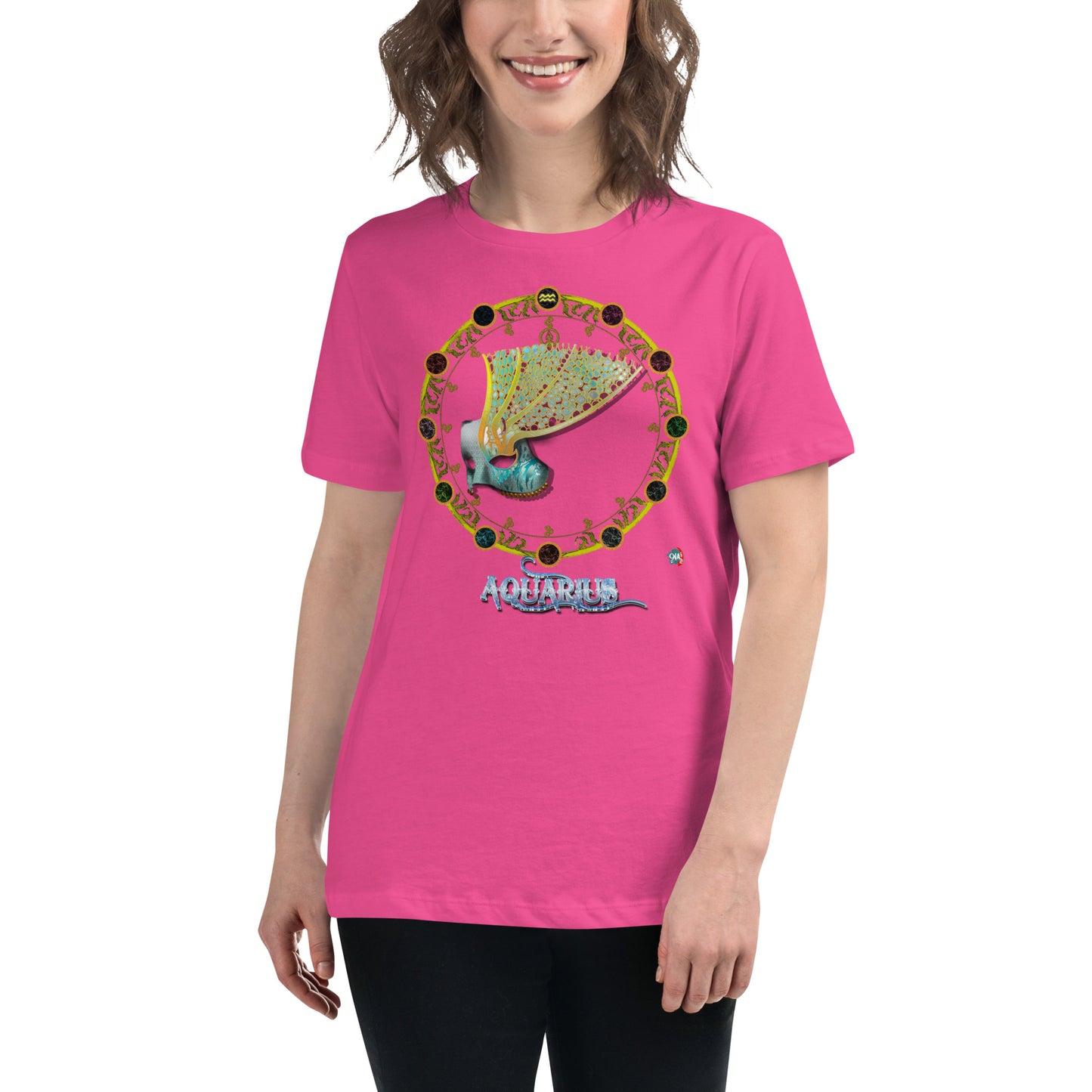 Zodiac Goddess Aquarius - 9ja Pop Art Custom T-Shirt/Wearable Art Store