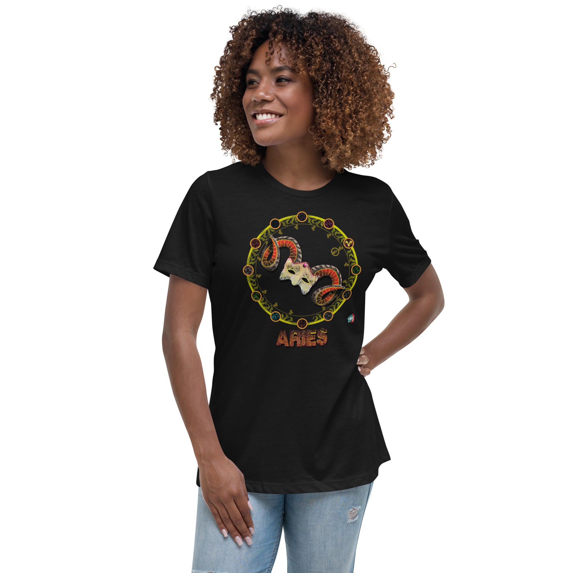 Zodiac Goddess Aries - 9ja Pop Art Custom T-Shirt/Wearable Art Store