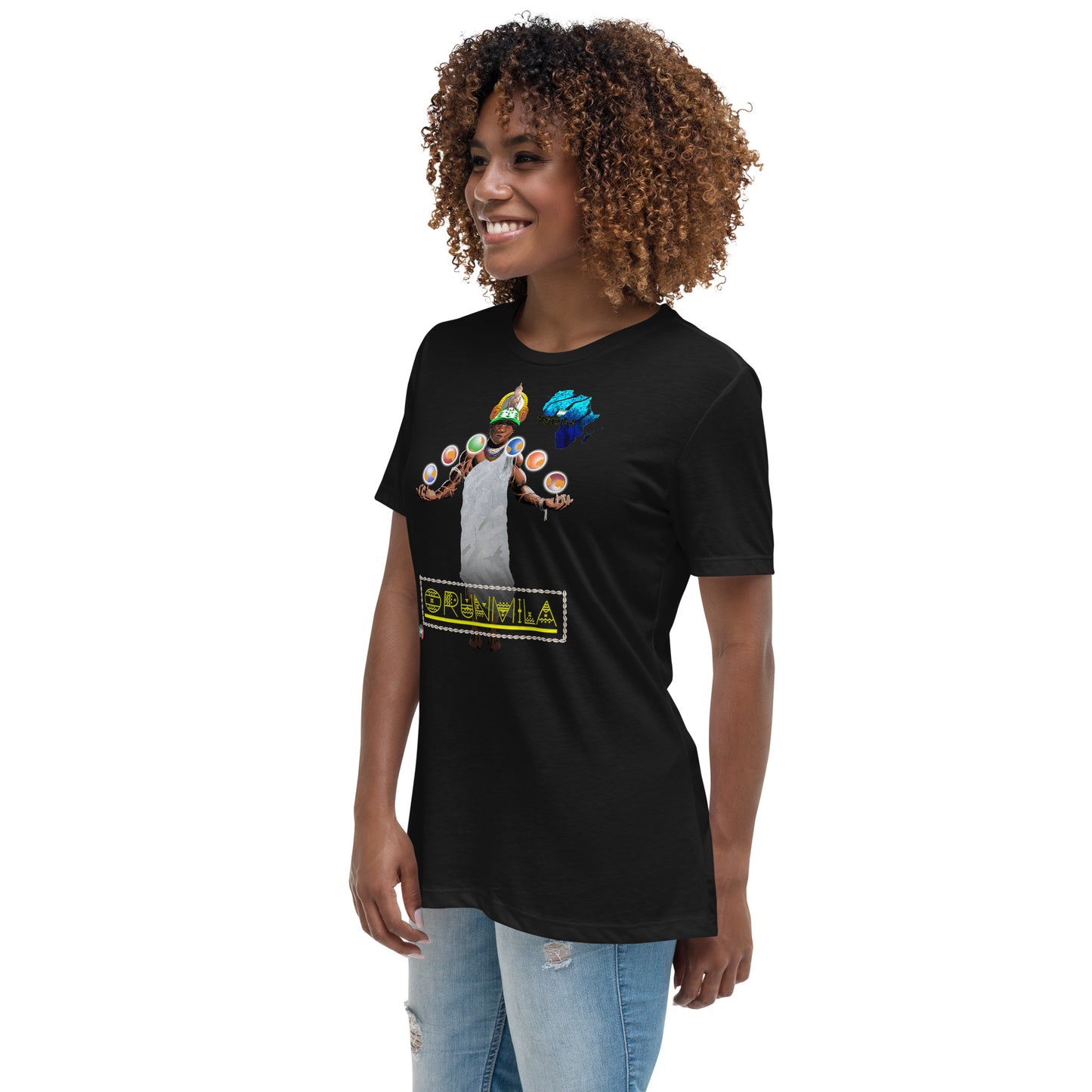 Women's Afrikkan Pantheon (African Gods) Orunmila graphic t-shirt