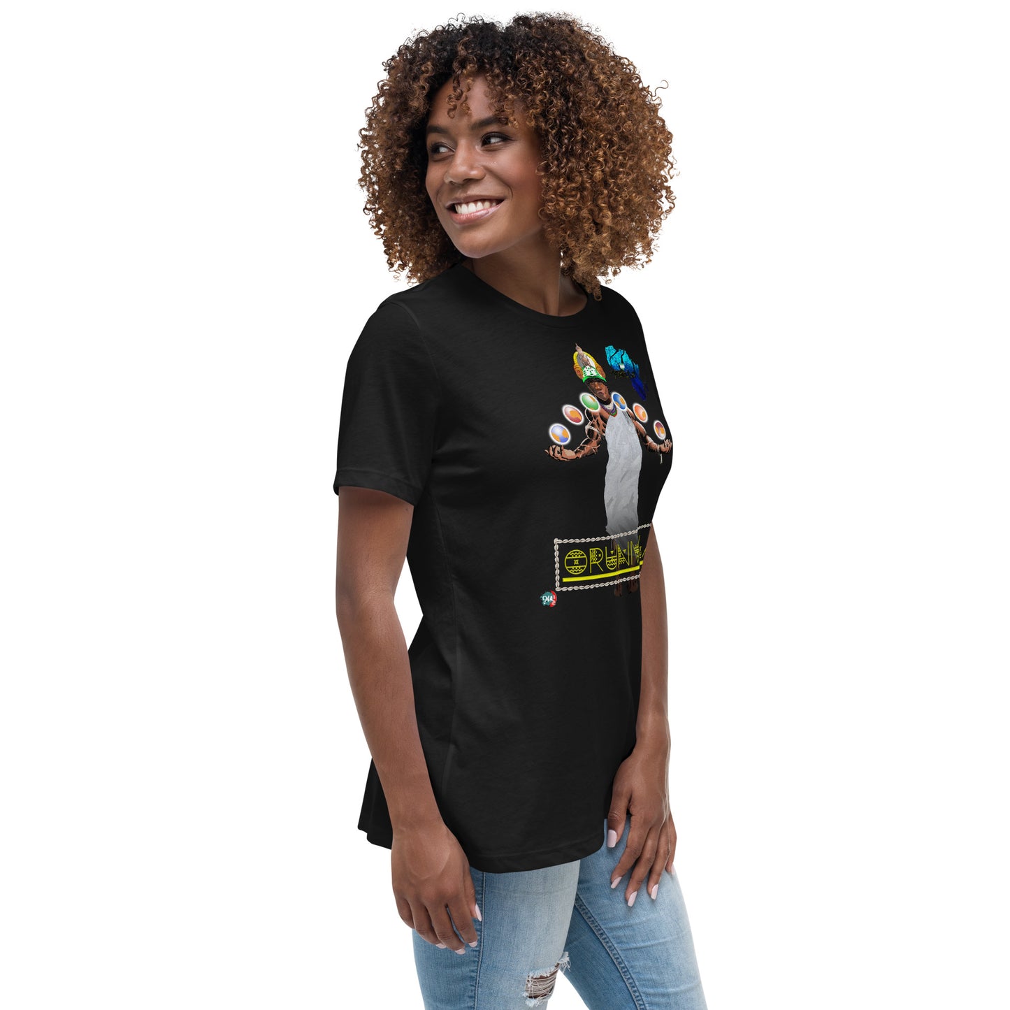 Women's Afrikkan Pantheon (African Gods) Orunmila graphic t-shirt