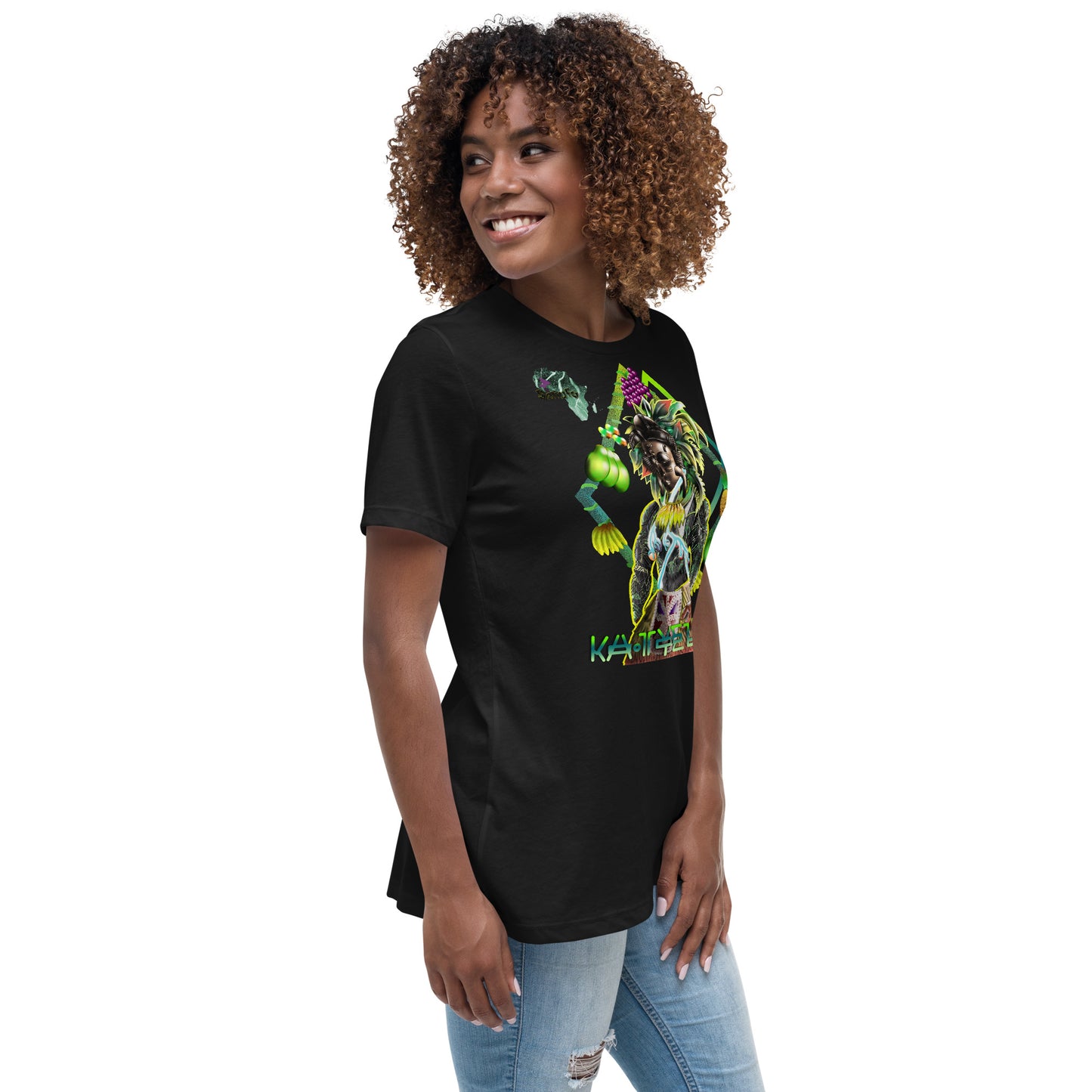 Women's Afrikkan Pantheon (African Gods) Ka Tyeleo graphic t-shirt