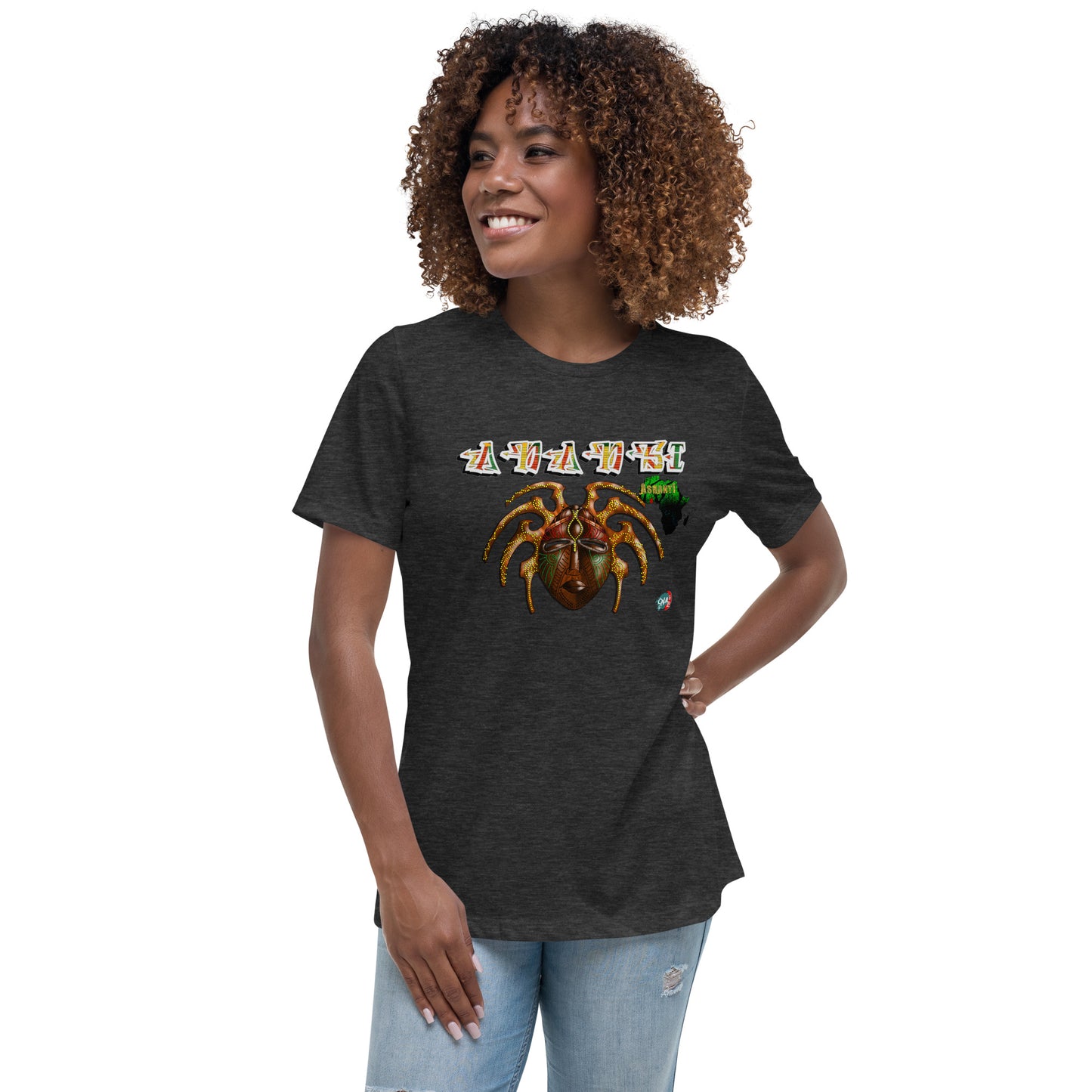 Women's Afrikkan Pantheon Anansi t-shirt - 9ja Pop Art Custom T-Shirt/Wearable Art Store