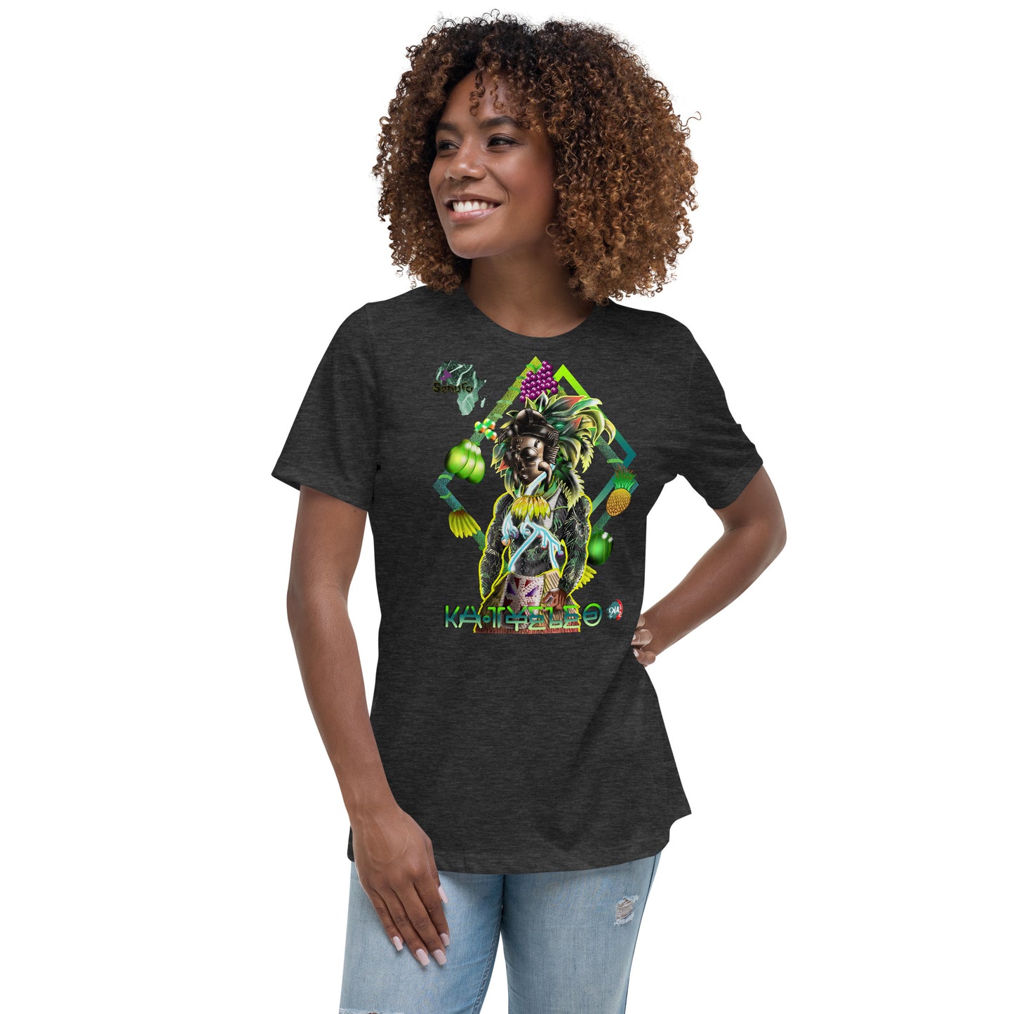 Women's Afrikkan Pantheon (African Gods) Ka Tyeleo graphic t-shirt