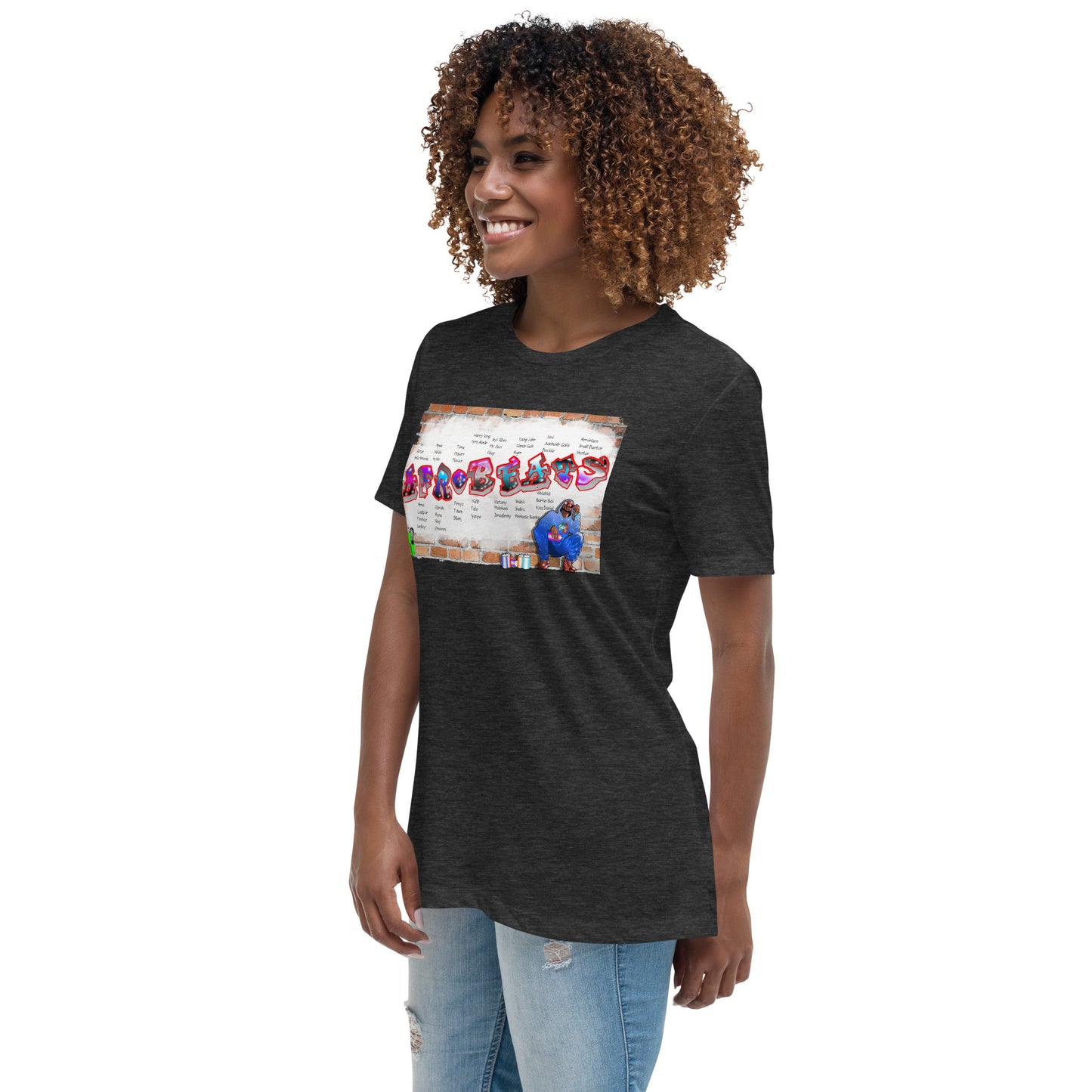 Women's Graffiti Afrobeats design - 9ja Pop Art Custom T-Shirt/Wearable Art Store