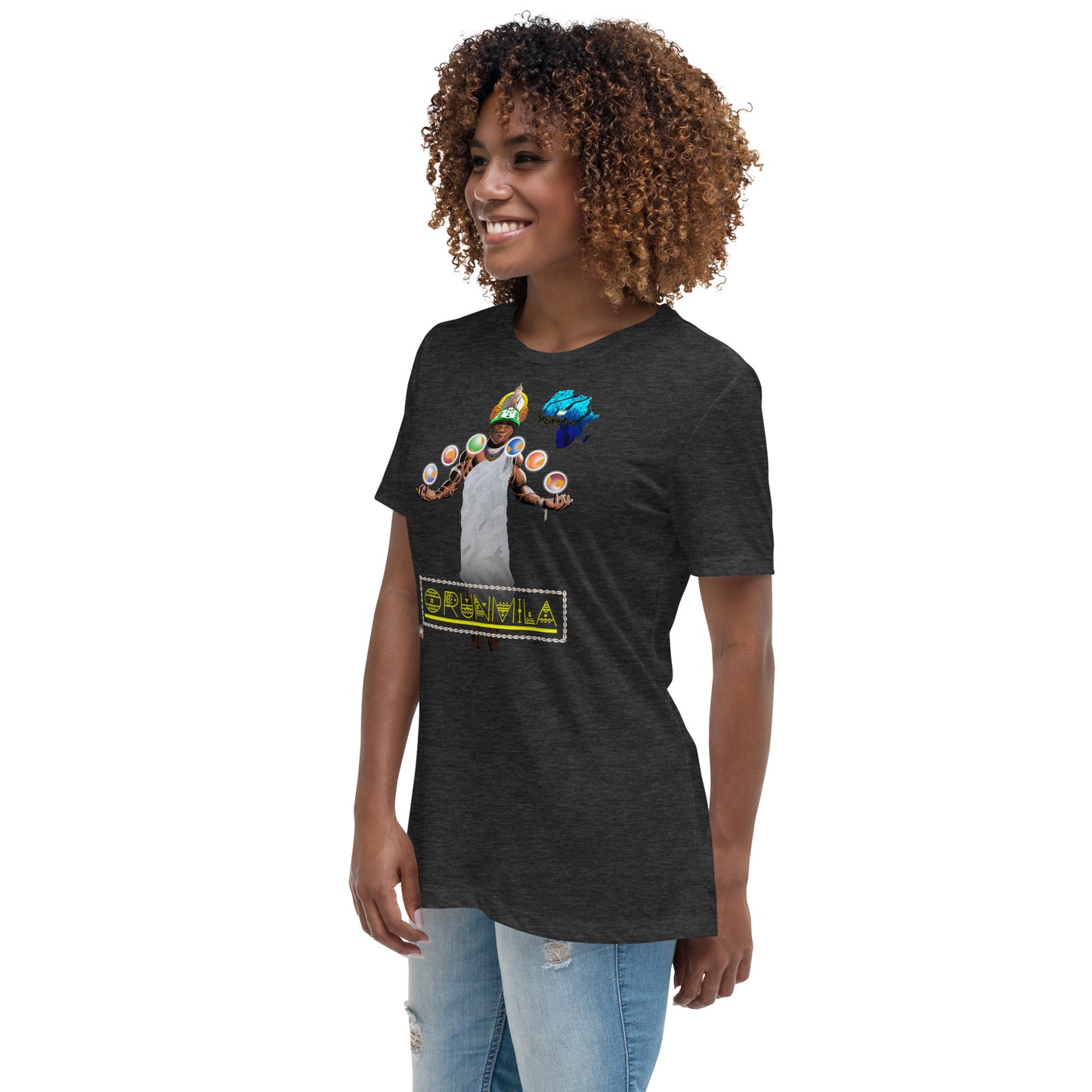 Women's Afrikkan Pantheon (African Gods) Orunmila graphic t-shirt