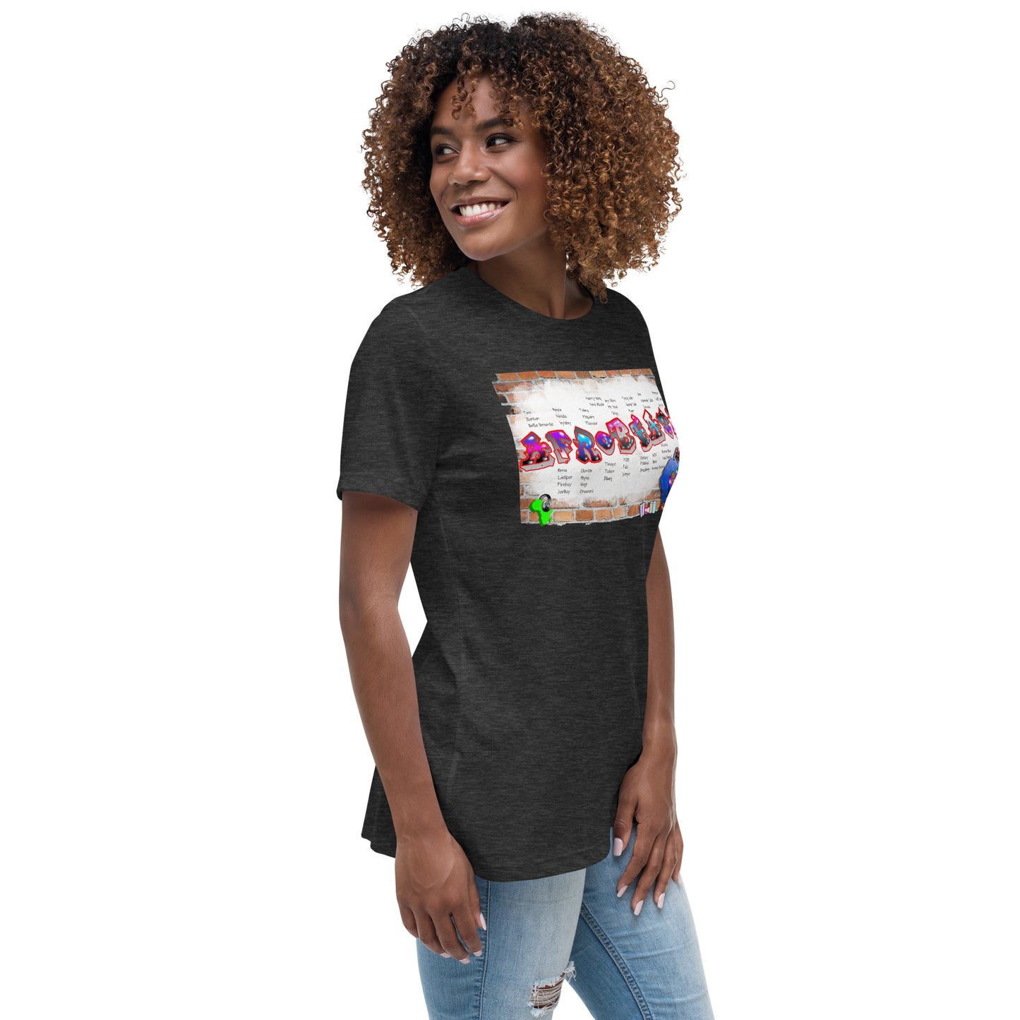 Women's Graffiti Afrobeats design - 9ja Pop Art Custom T-Shirt/Wearable Art Store