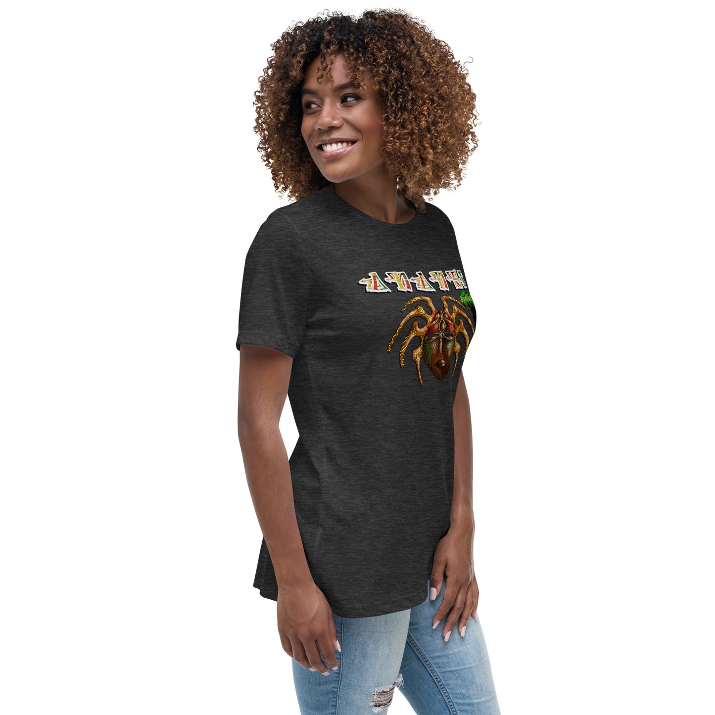 Women's Afrikkan Pantheon Anansi t-shirt - 9ja Pop Art Custom T-Shirt/Wearable Art Store