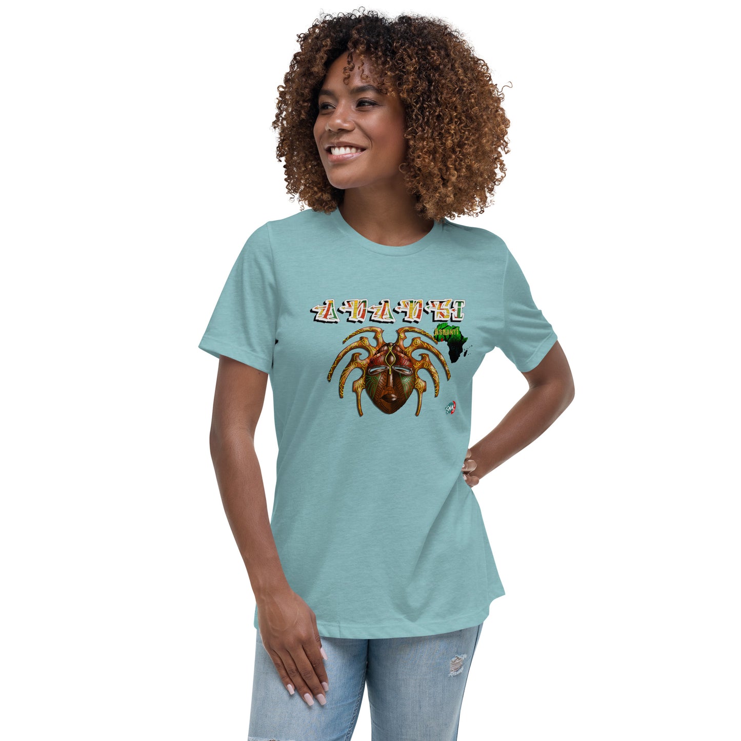 Women's Afrikkan Pantheon Anansi t-shirt - 9ja Pop Art Custom T-Shirt/Wearable Art Store