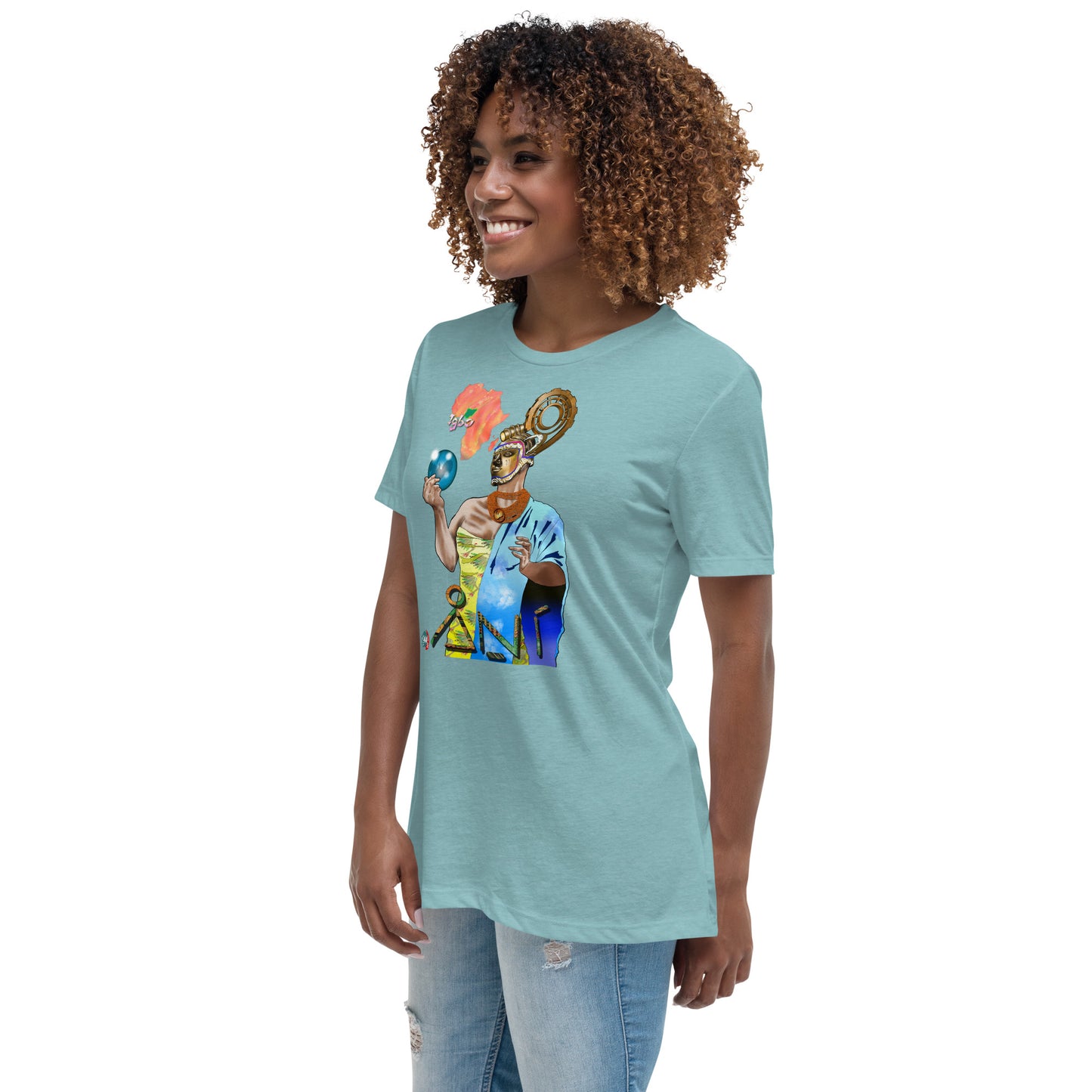 Women's Afrikkan Pantheon (African Gods) Ani graphic t-shirt