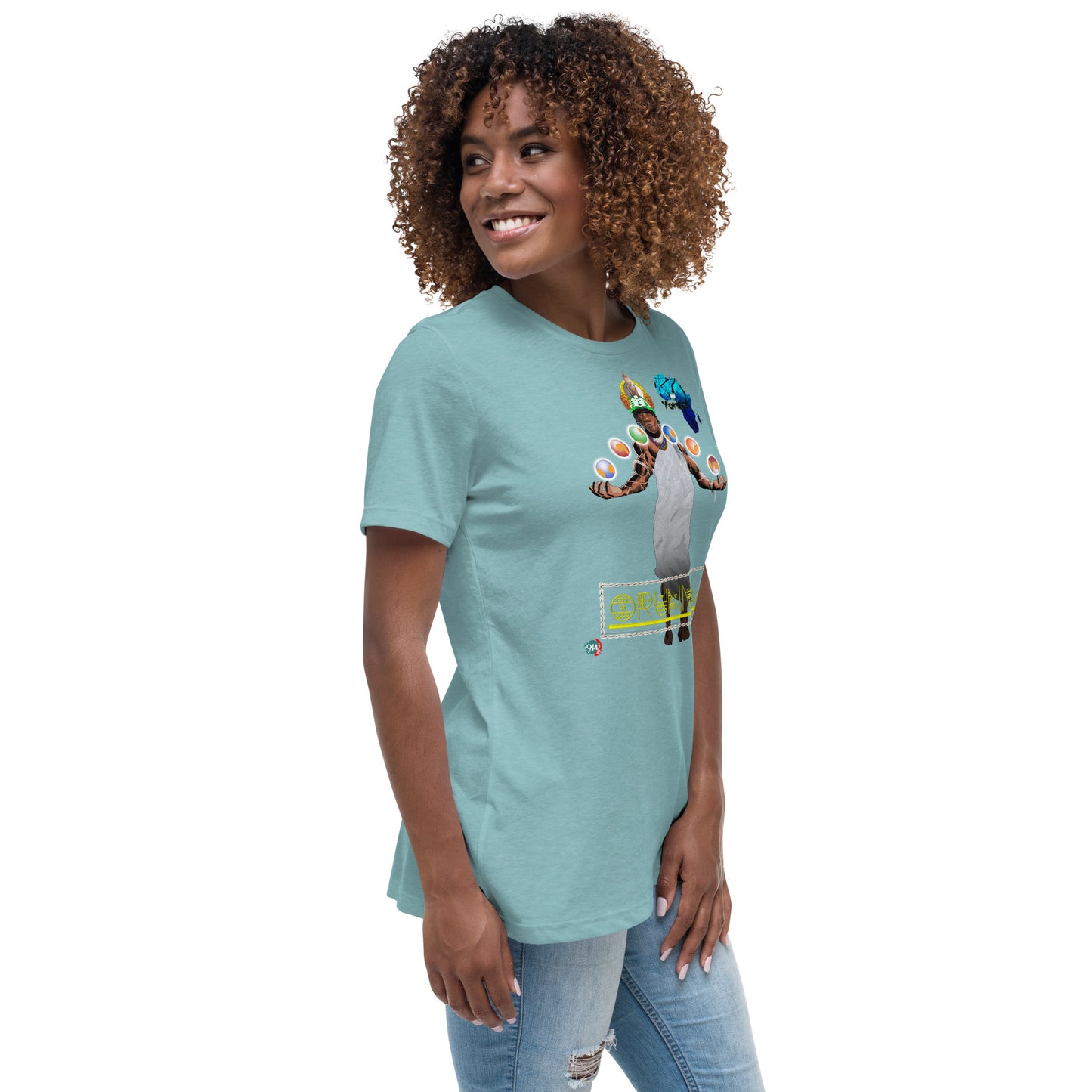 Women's Afrikkan Pantheon (African Gods) Orunmila graphic t-shirt