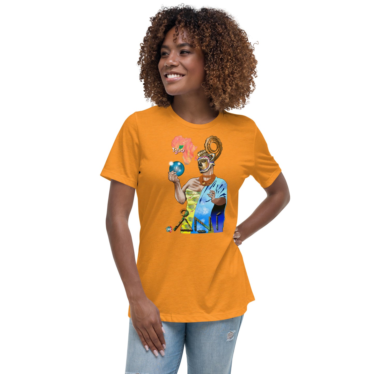 Women's Afrikkan Pantheon (African Gods) Ani graphic t-shirt