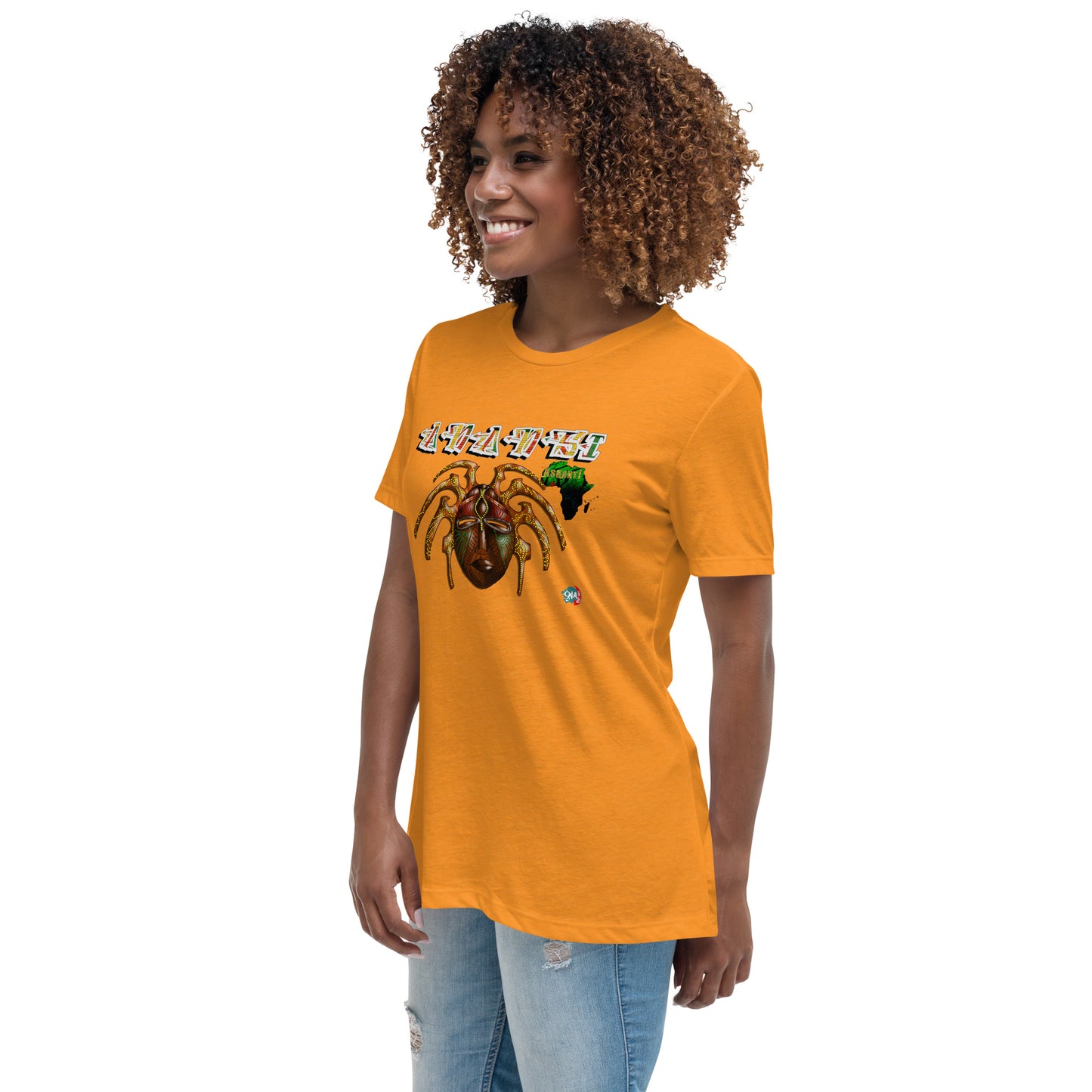 Women's Afrikkan Pantheon Anansi t-shirt - 9ja Pop Art Custom T-Shirt/Wearable Art Store