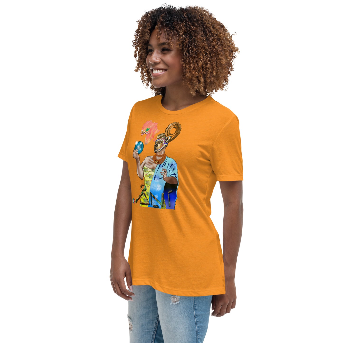 Women's Afrikkan Pantheon (African Gods) Ani graphic t-shirt