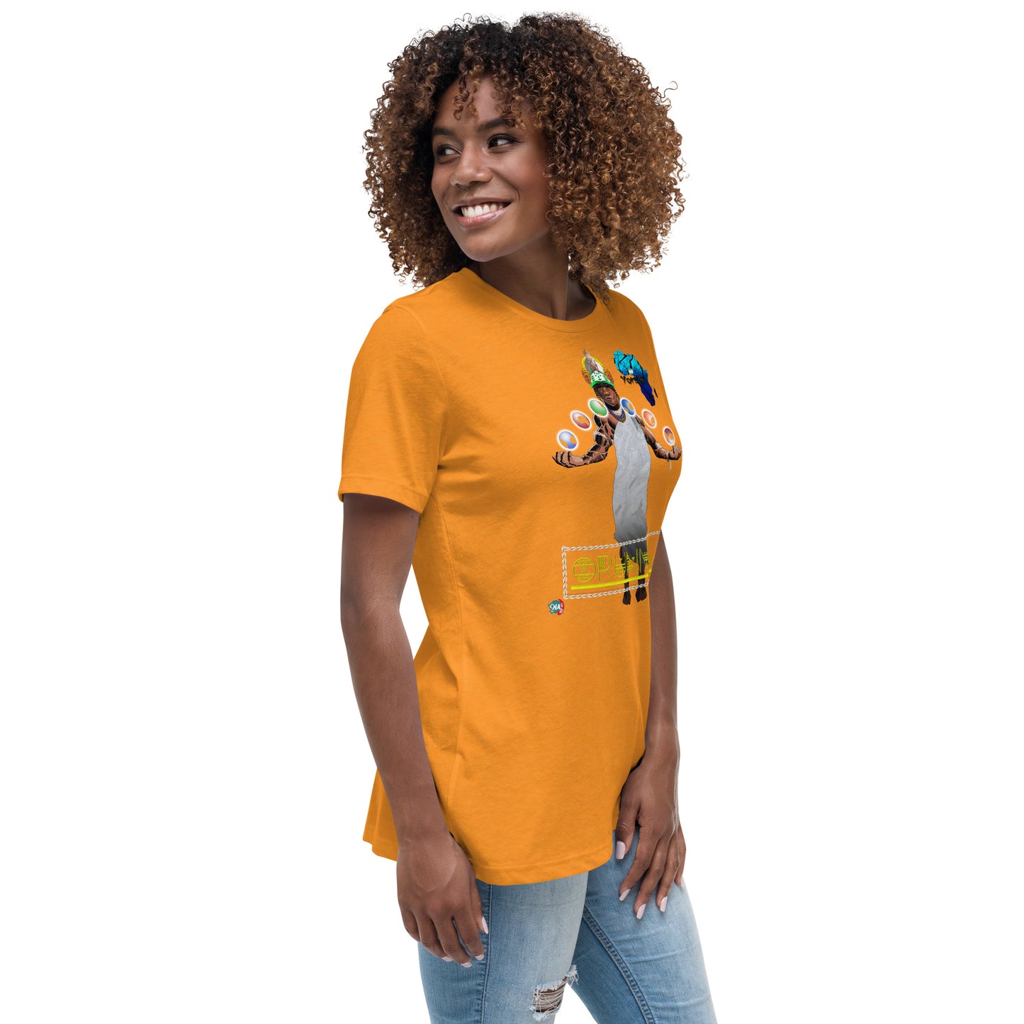 Women's Afrikkan Pantheon (African Gods) Orunmila graphic t-shirt