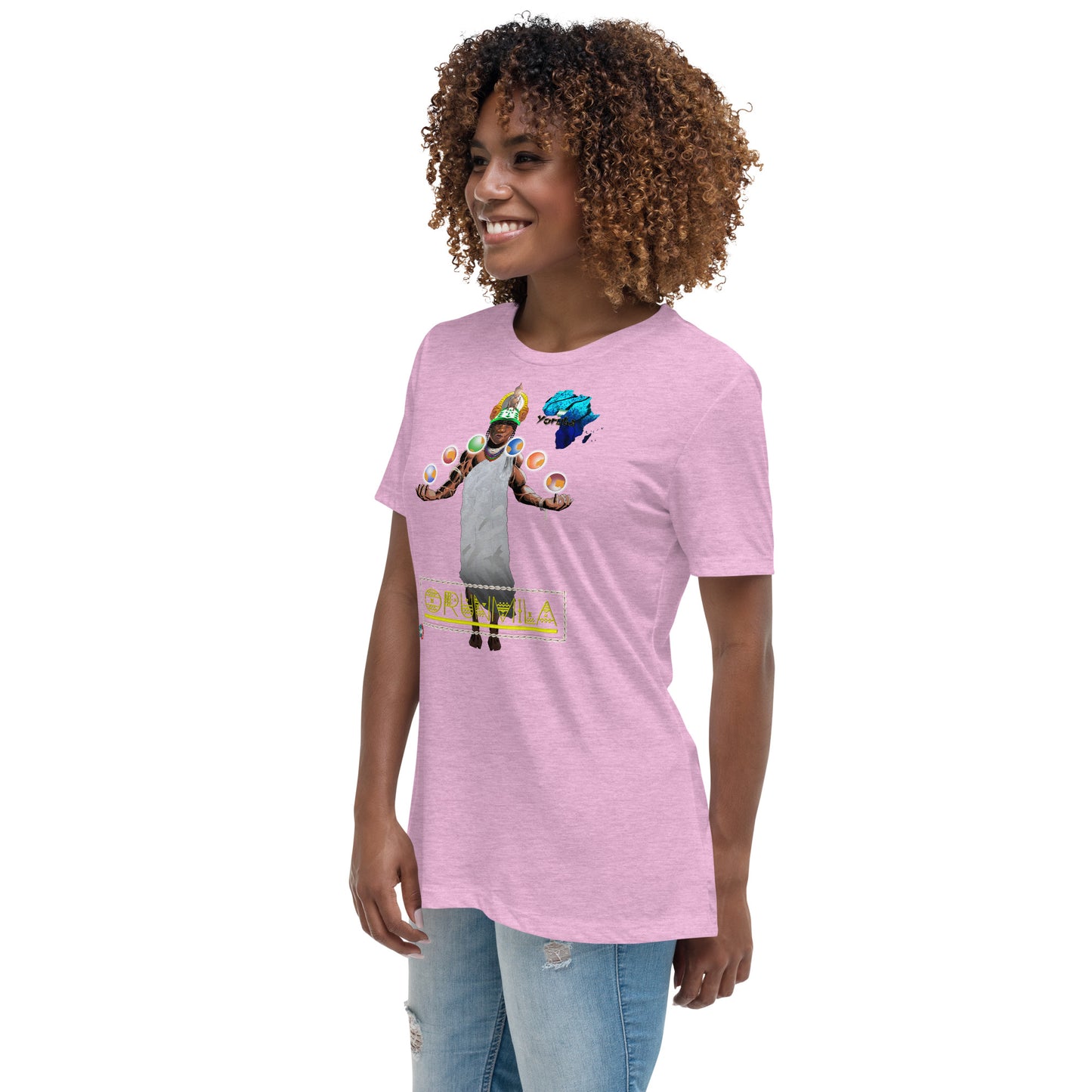 Women's Afrikkan Pantheon (African Gods) Orunmila graphic t-shirt