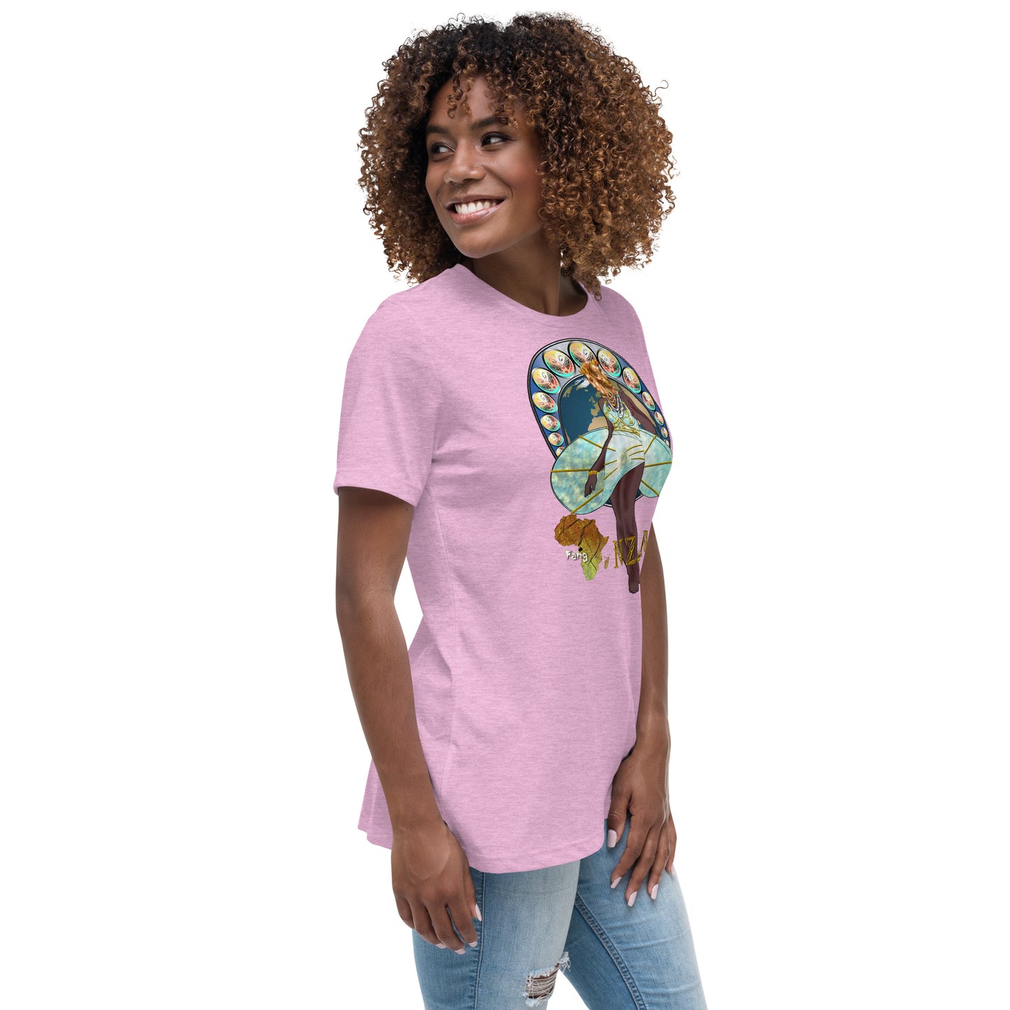 Women's Afrikkan Pantheon (African Gods) Nzame graphic t-shirt