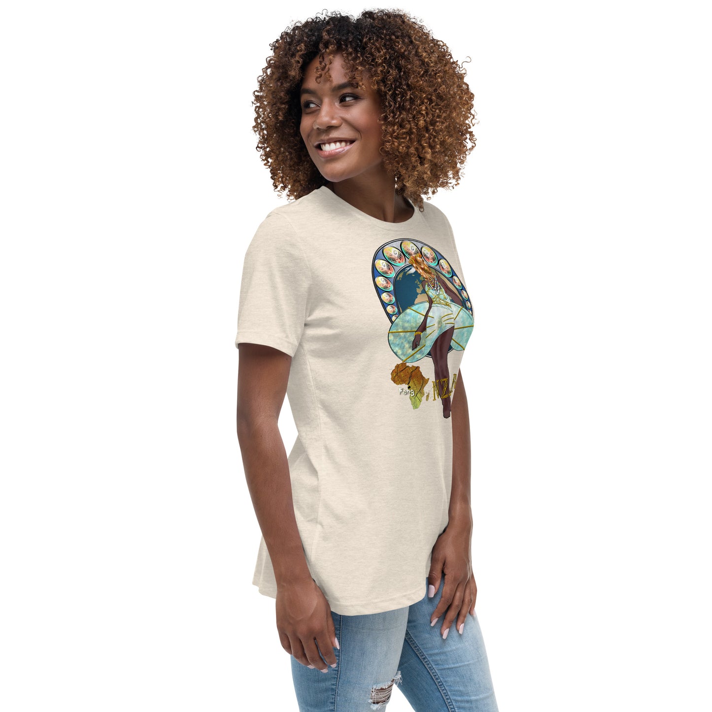 Women's Afrikkan Pantheon (African Gods) Nzame graphic t-shirt