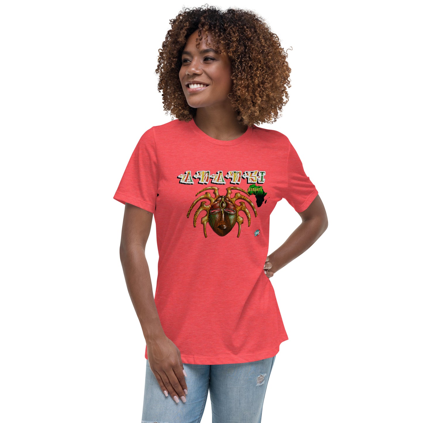 Women's Afrikkan Pantheon Anansi t-shirt - 9ja Pop Art Custom T-Shirt/Wearable Art Store