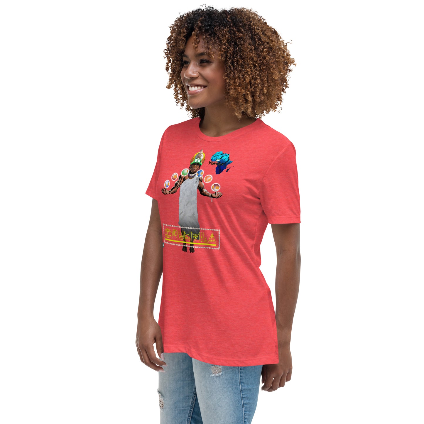 Women's Afrikkan Pantheon (African Gods) Orunmila graphic t-shirt