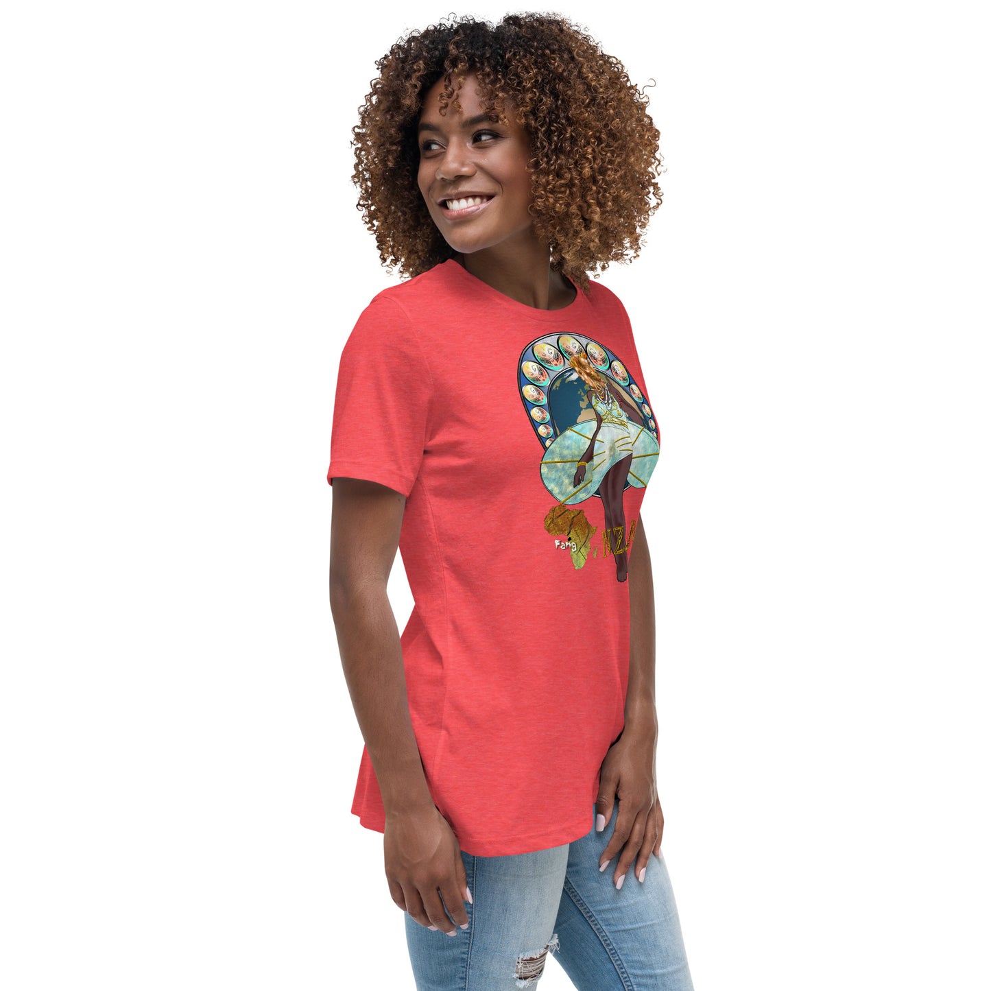 Women's Afrikkan Pantheon (African Gods) Nzame graphic t-shirt