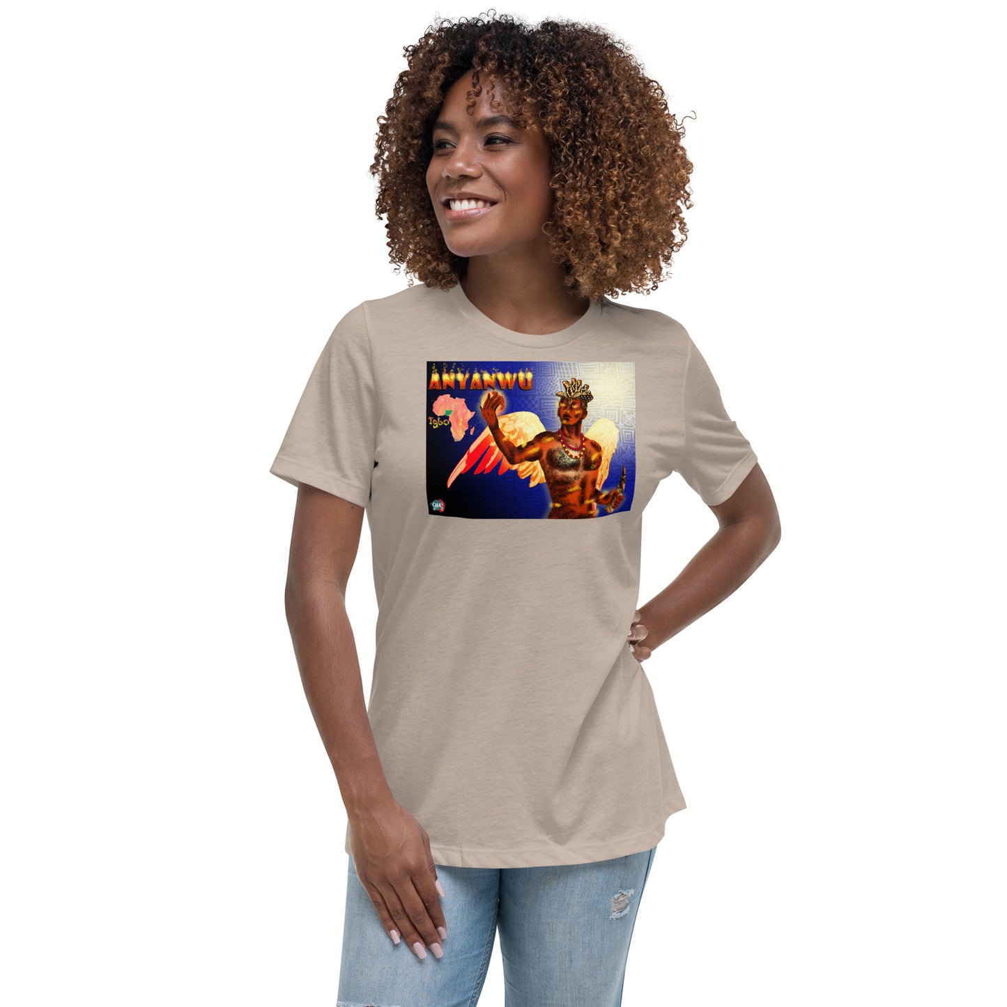 Women's Afrikkan Pantheon Anyanwu t-shirt - 9ja Pop Art Custom T-Shirt/Wearable Art Store