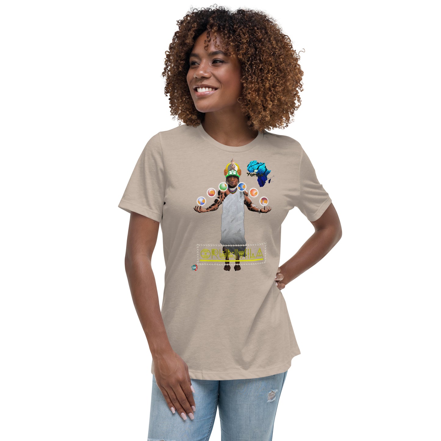 Women's Afrikkan Pantheon (African Gods) Orunmila graphic t-shirt