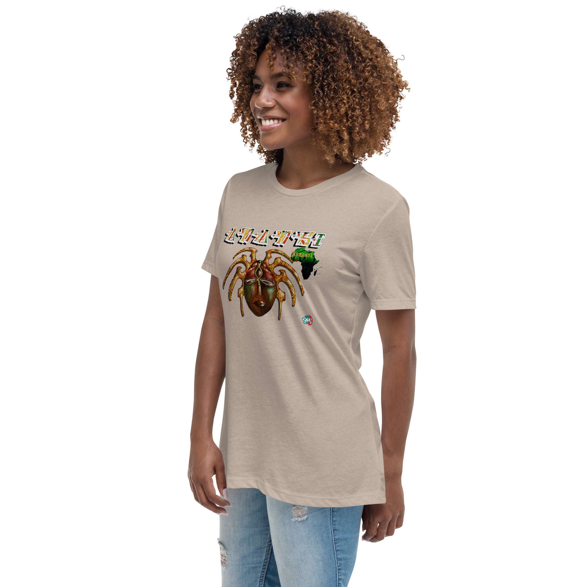 Women's Afrikkan Pantheon Anansi t-shirt - 9ja Pop Art Custom T-Shirt/Wearable Art Store