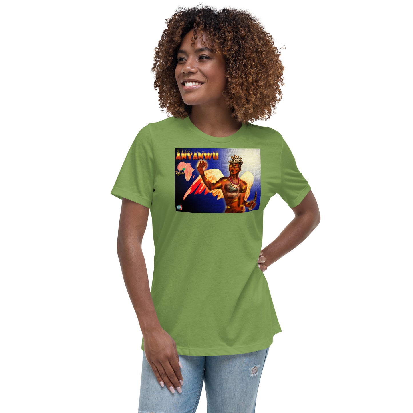 Women's Afrikkan Pantheon Anyanwu t-shirt - 9ja Pop Art Custom T-Shirt/Wearable Art Store