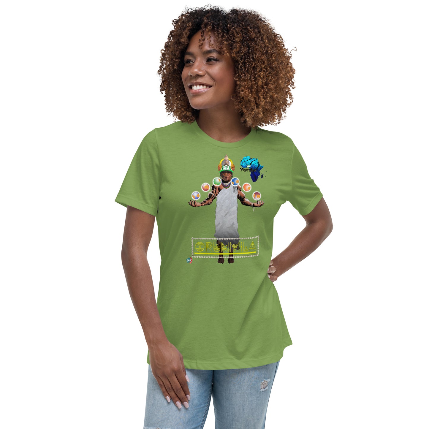 Women's Afrikkan Pantheon (African Gods) Orunmila graphic t-shirt