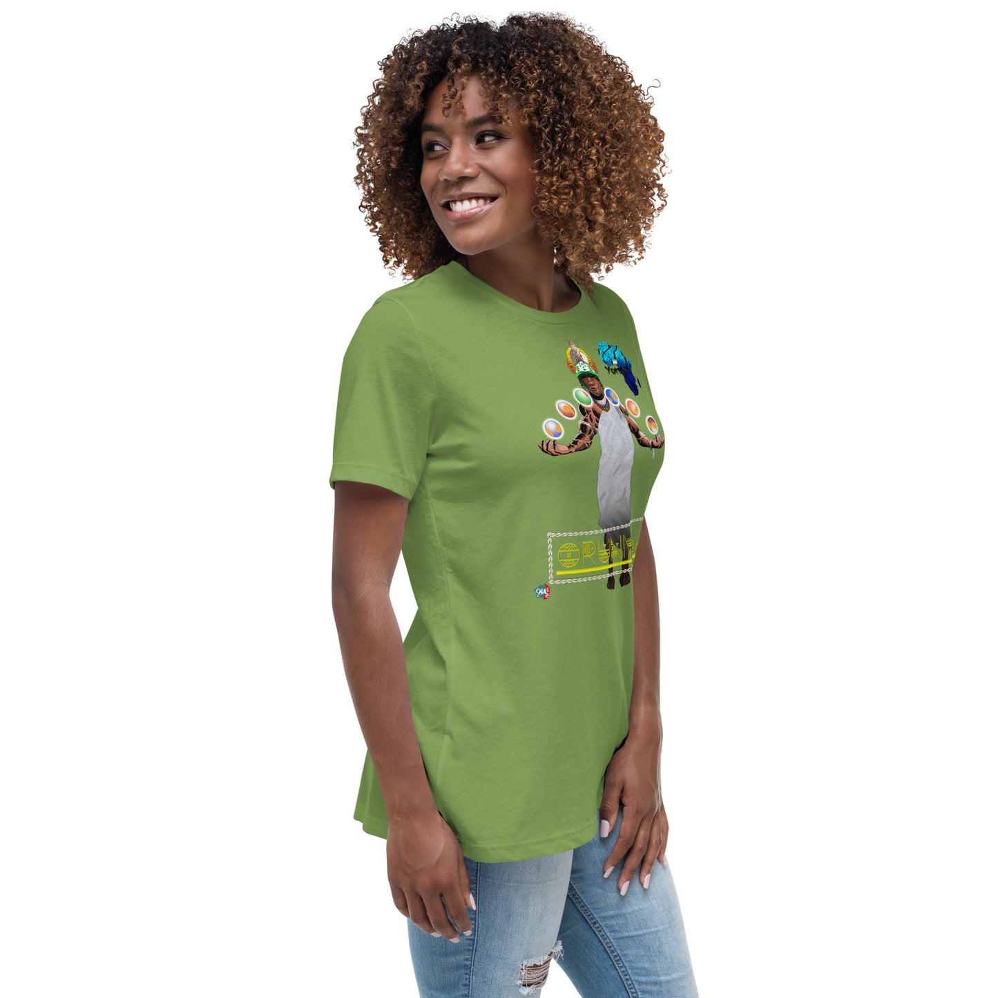 Women's Afrikkan Pantheon (African Gods) Orunmila graphic t-shirt