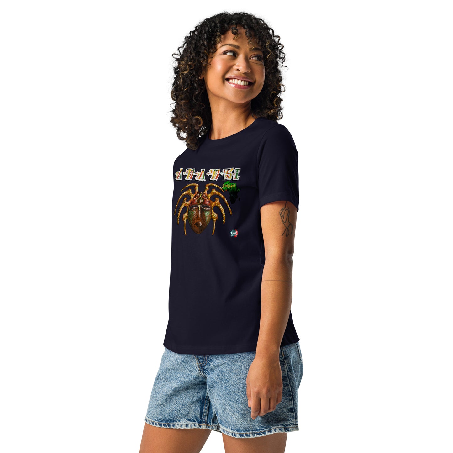 Women's Afrikkan Pantheon Anansi t-shirt - 9ja Pop Art Custom T-Shirt/Wearable Art Store