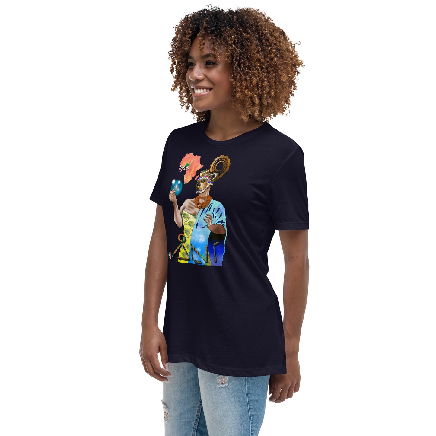 Women's Afrikkan Pantheon (African Gods) Ani graphic t-shirt