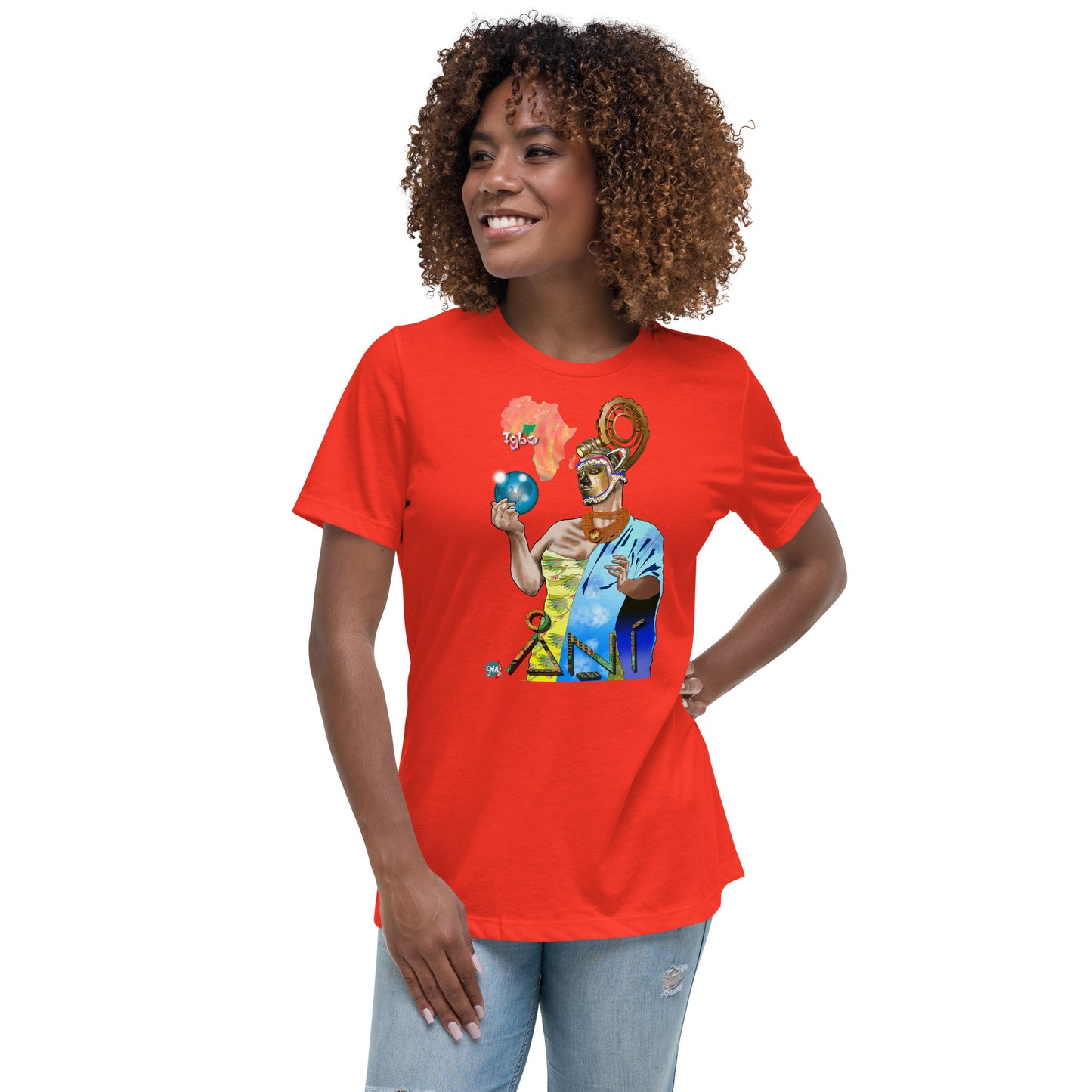 Women's Afrikkan Pantheon (African Gods) Ani graphic t-shirt