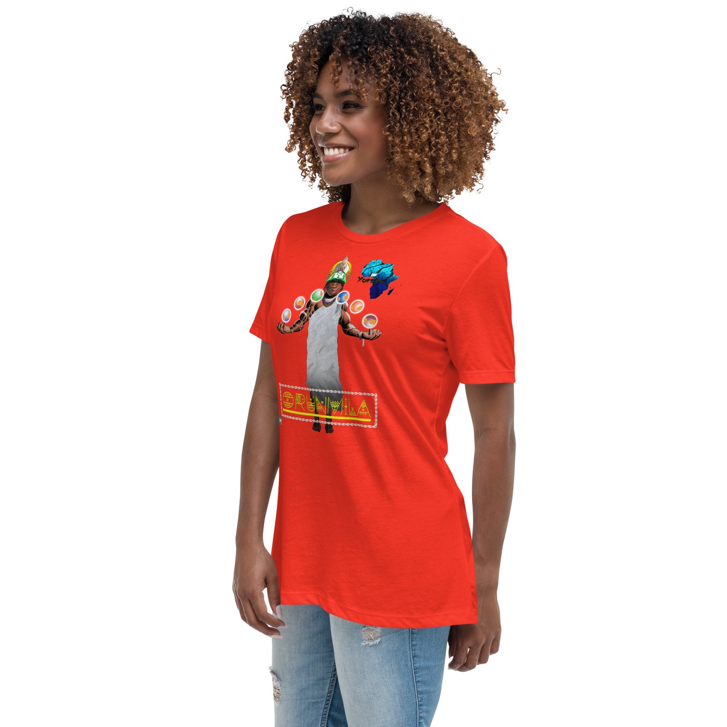 Women's Afrikkan Pantheon (African Gods) Orunmila graphic t-shirt