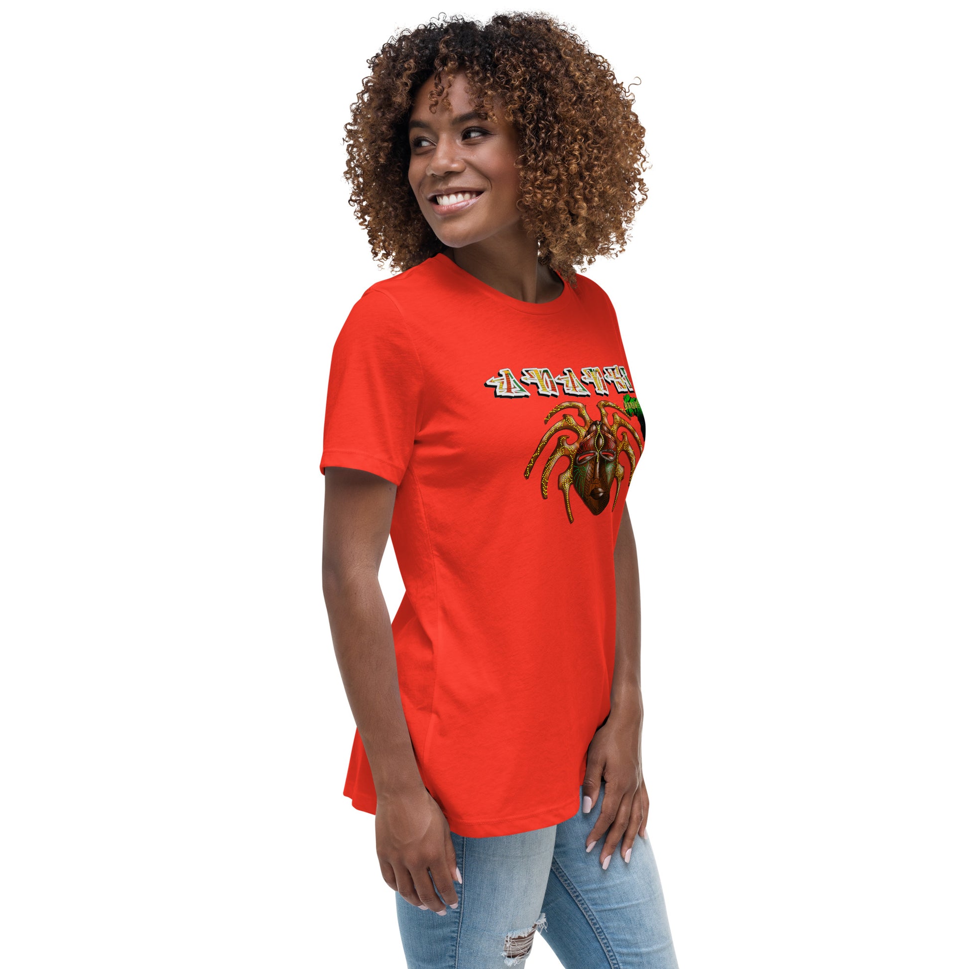 Women's Afrikkan Pantheon Anansi t-shirt - 9ja Pop Art Custom T-Shirt/Wearable Art Store