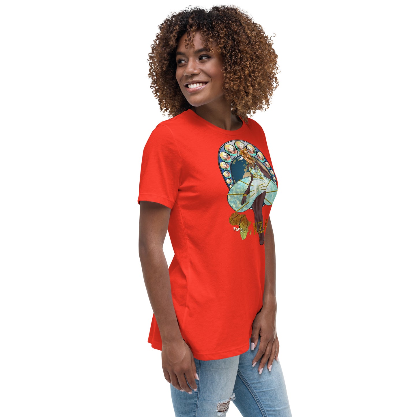 Women's Afrikkan Pantheon (African Gods) Nzame graphic t-shirt