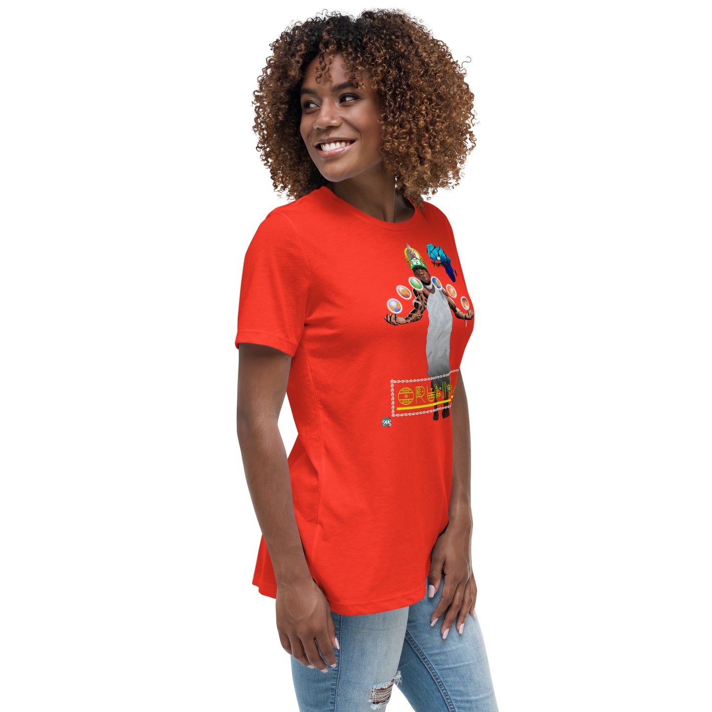 Women's Afrikkan Pantheon (African Gods) Orunmila graphic t-shirt