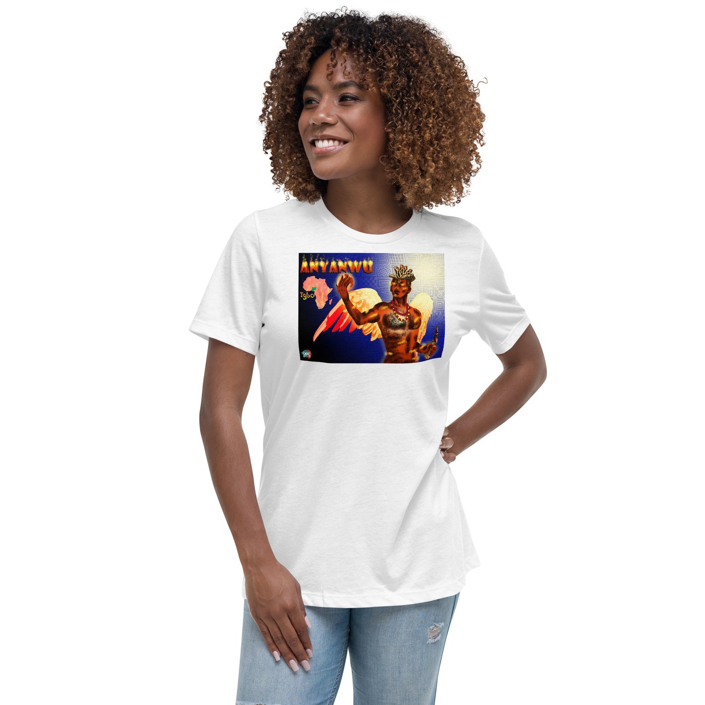 Women's Afrikkan Pantheon Anyanwu t-shirt - 9ja Pop Art Custom T-Shirt/Wearable Art Store