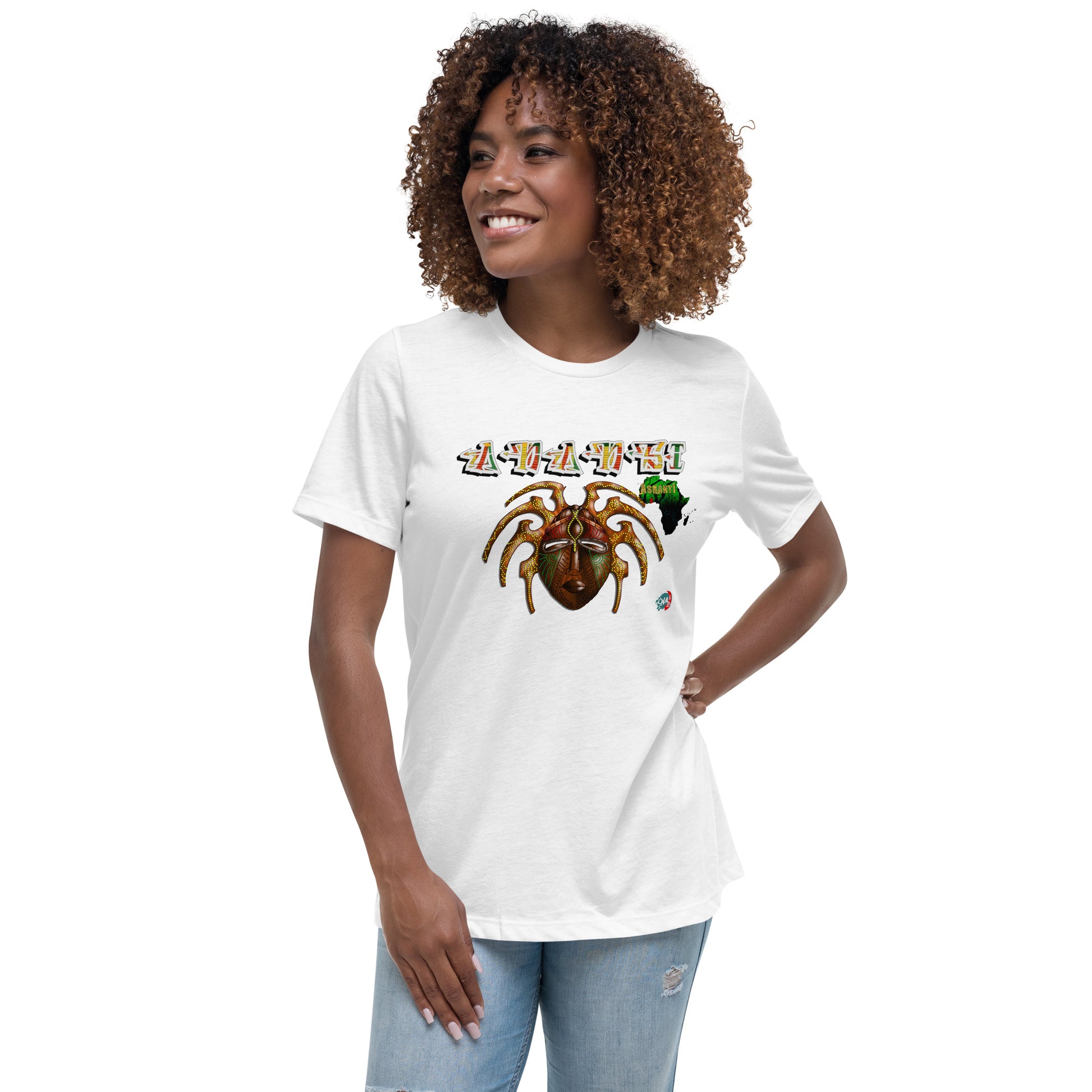 Women's Afrikkan Pantheon Anansi t-shirt - 9ja Pop Art Custom T-Shirt/Wearable Art Store