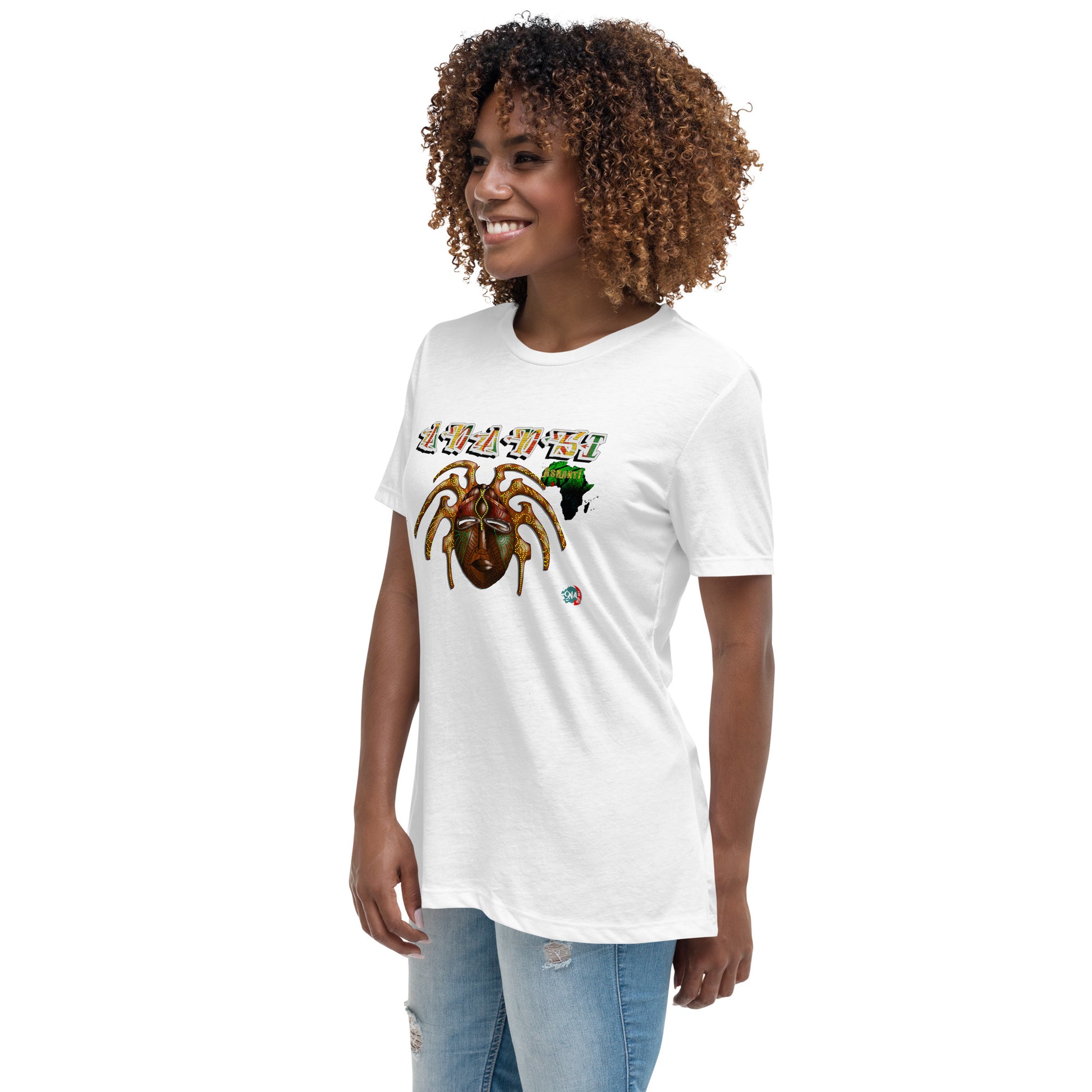 Women's Afrikkan Pantheon Anansi t-shirt - 9ja Pop Art Custom T-Shirt/Wearable Art Store