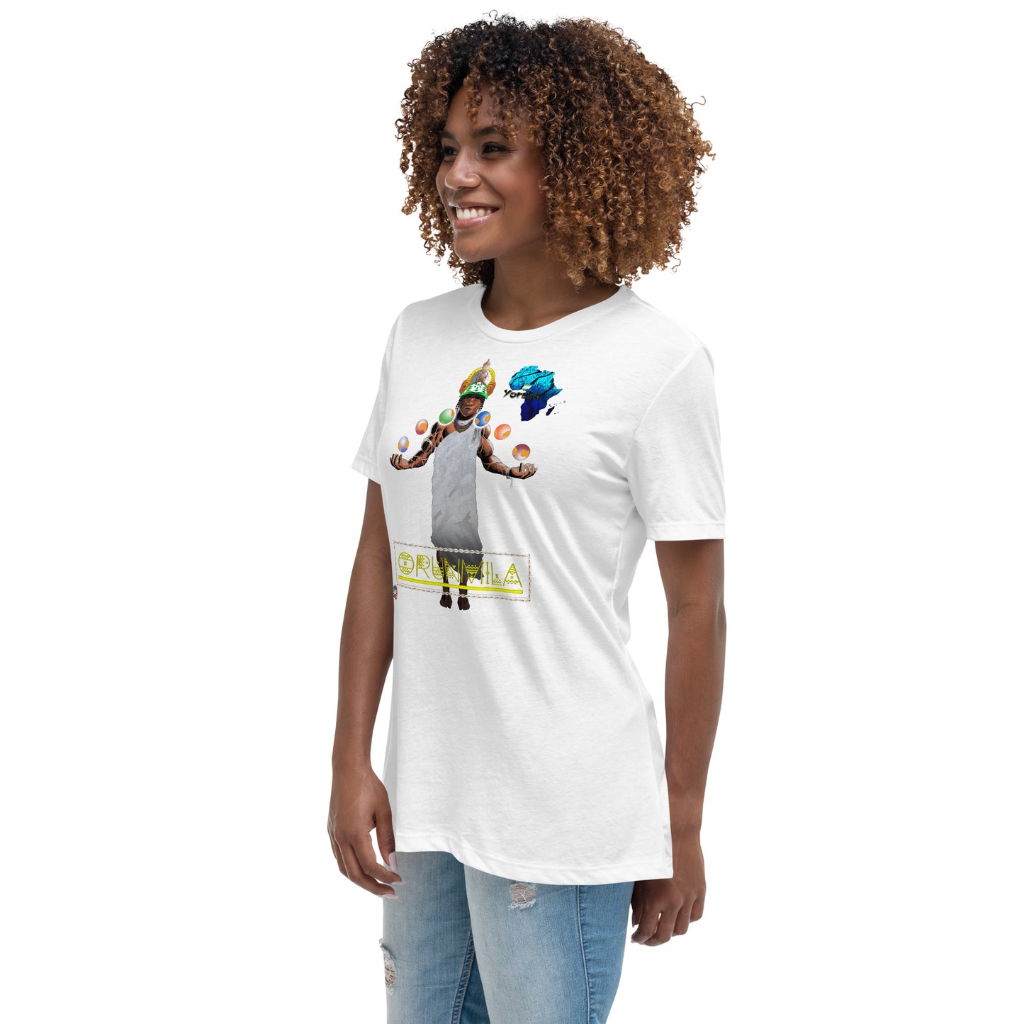 Women's Afrikkan Pantheon (African Gods) Orunmila graphic t-shirt