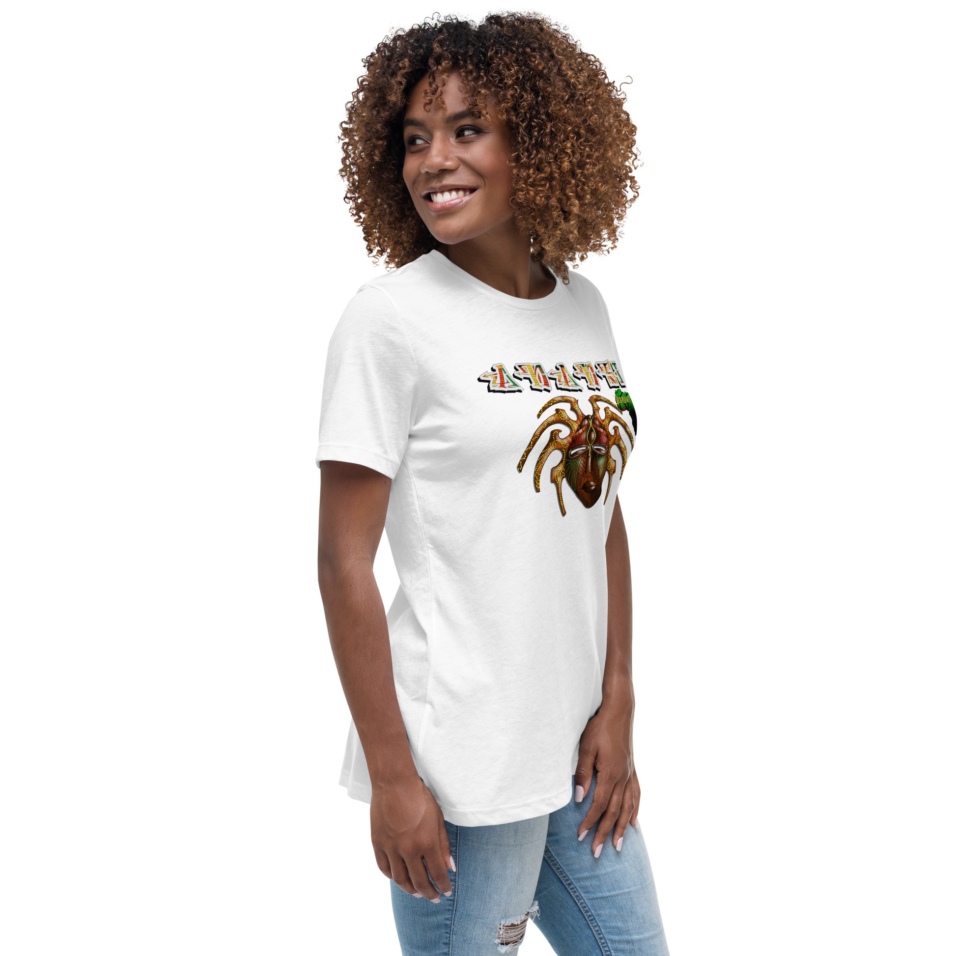 Women's Afrikkan Pantheon Anansi t-shirt - 9ja Pop Art Custom T-Shirt/Wearable Art Store