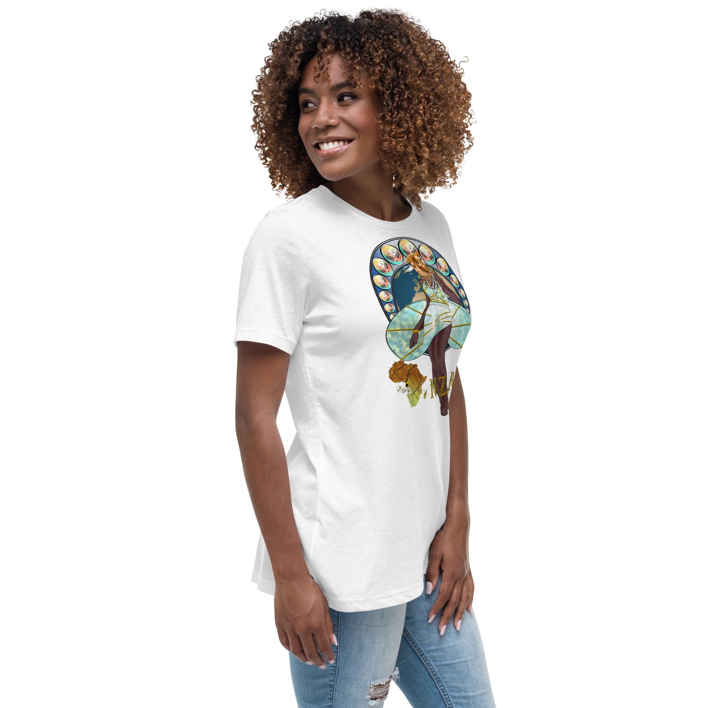 Women's Afrikkan Pantheon (African Gods) Nzame graphic t-shirt